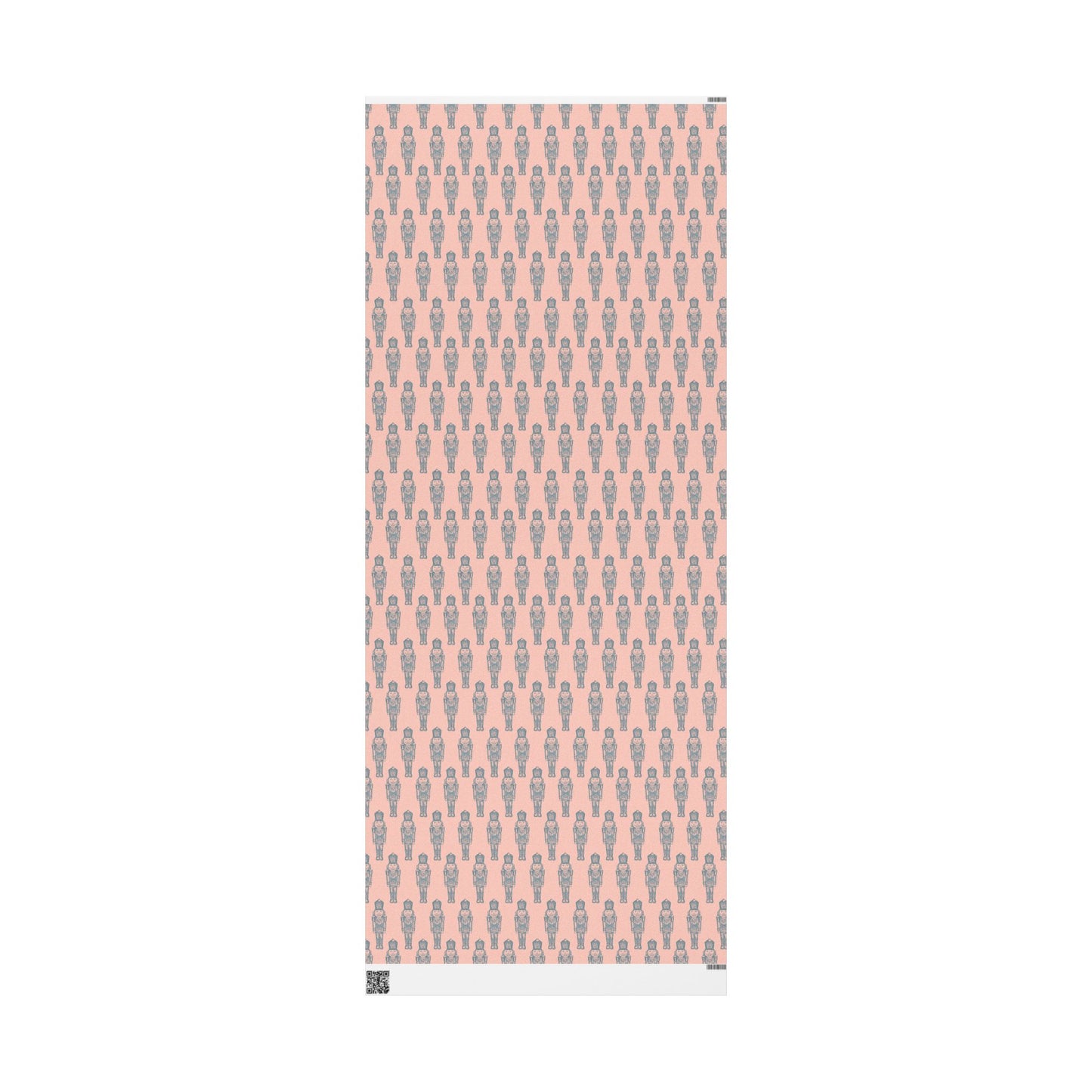 Coral & Blue Nutcracker Wrapping Paper