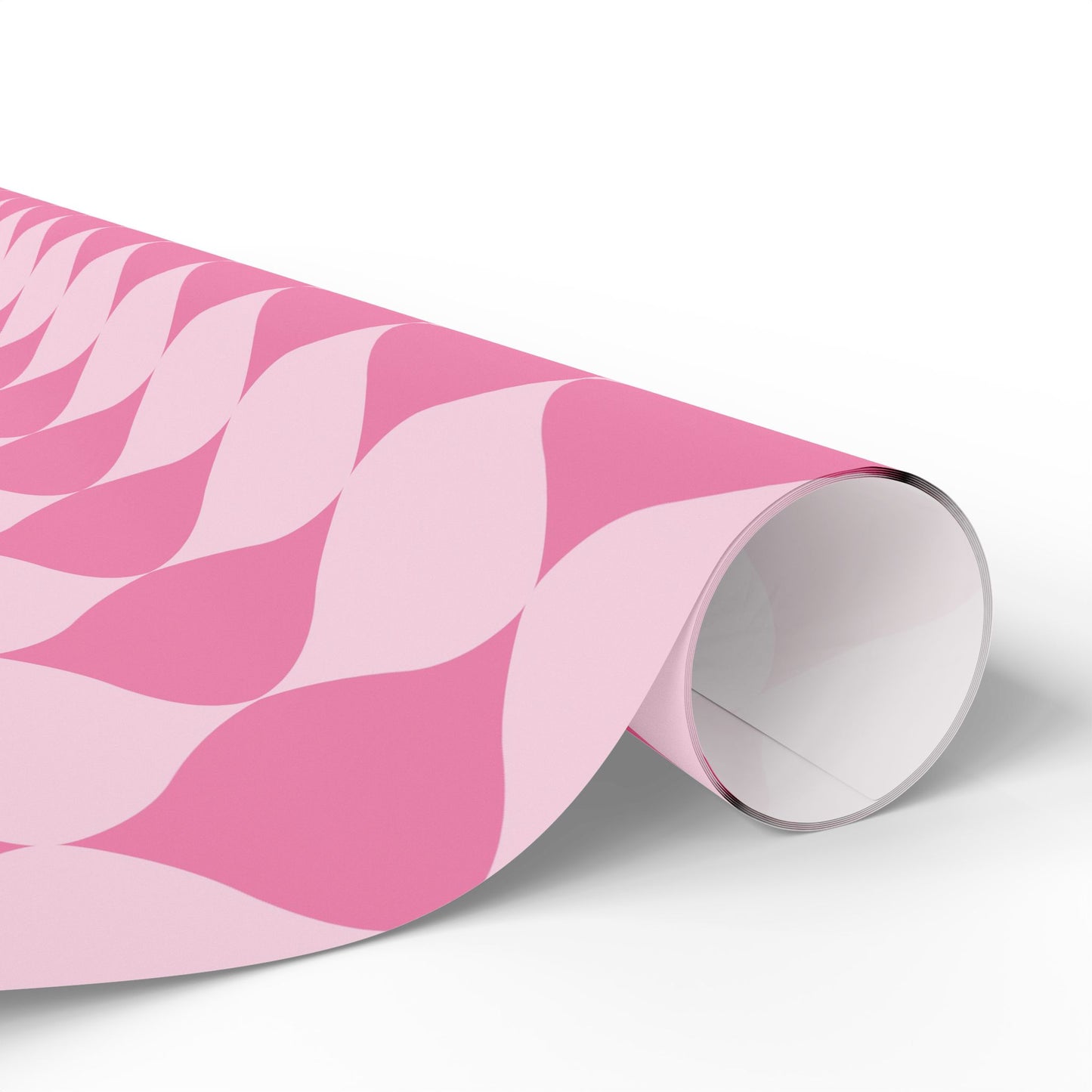 Pink Geometric Wrapping Paper Roll