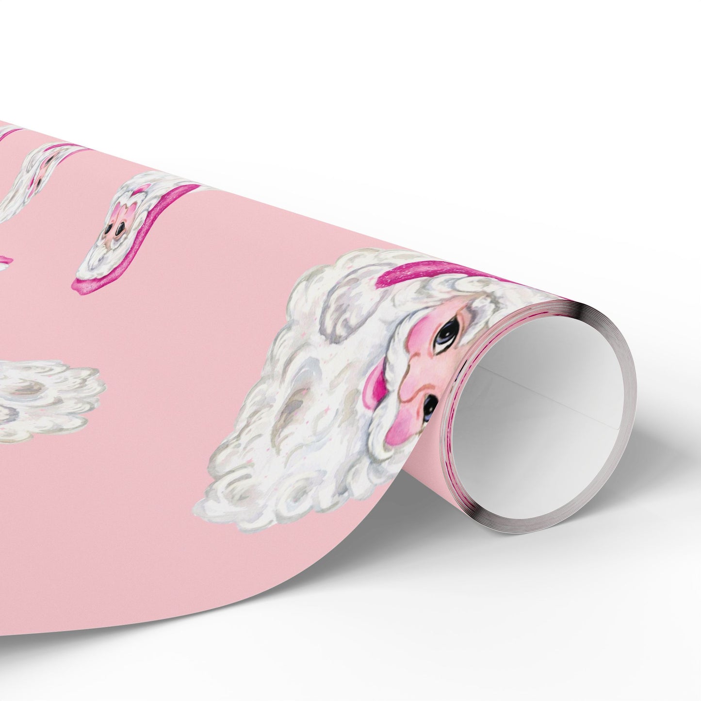 Pink Sequin Santa
