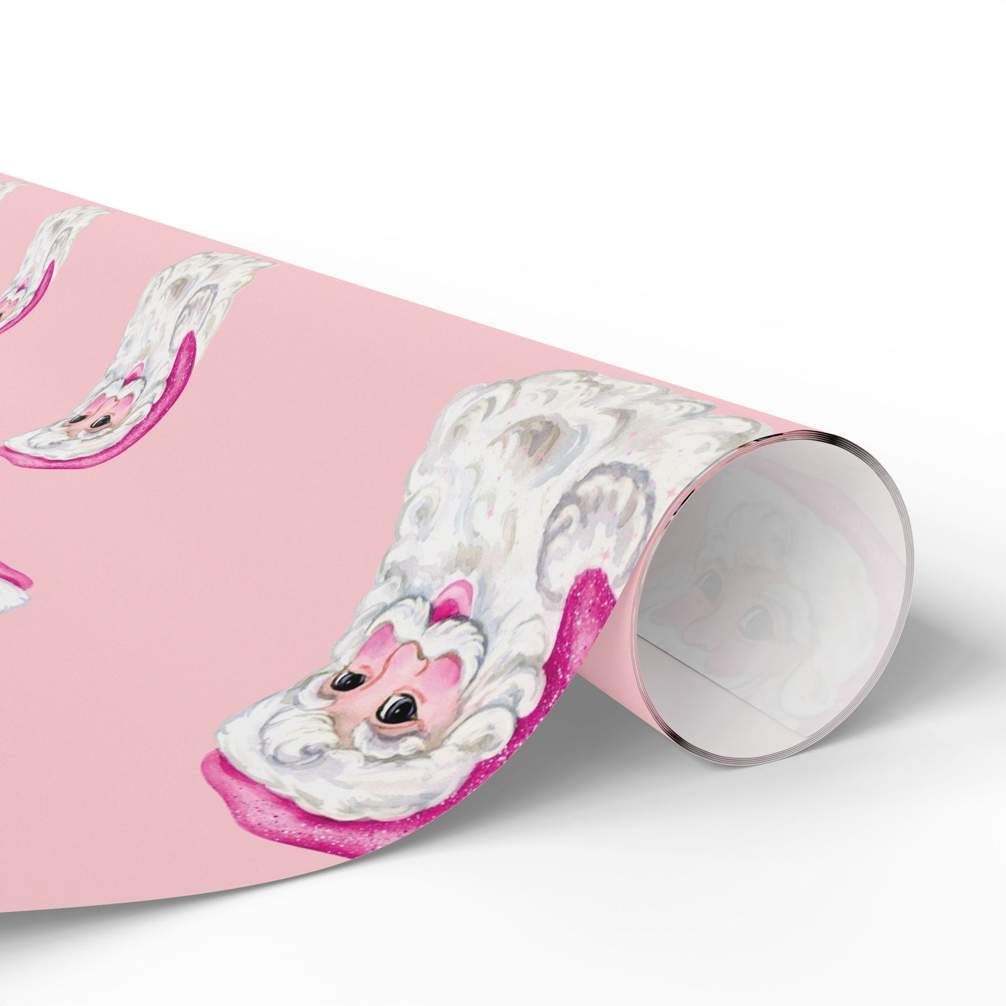 Pink Sequin Santa