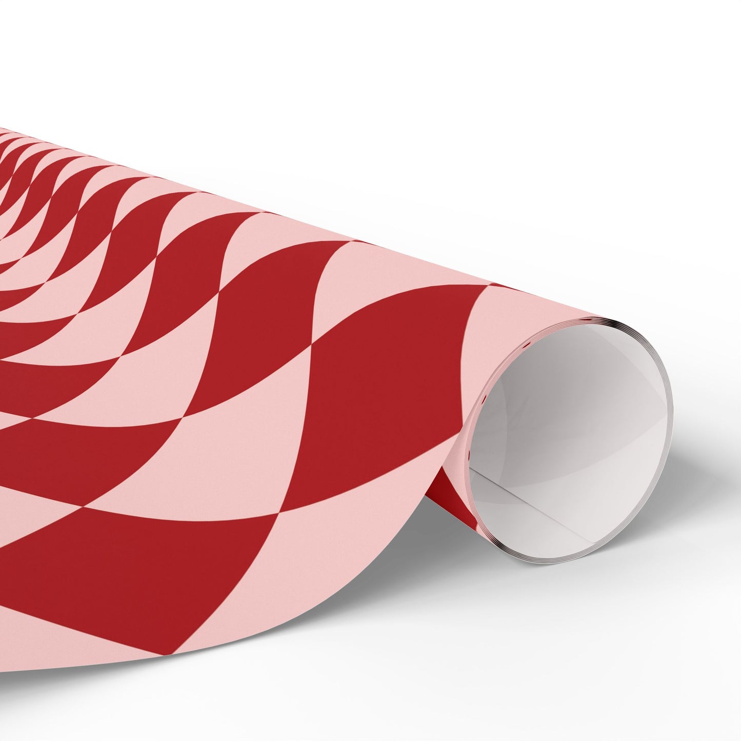 Red & Pink Diamond Wrapping Paper Roll
