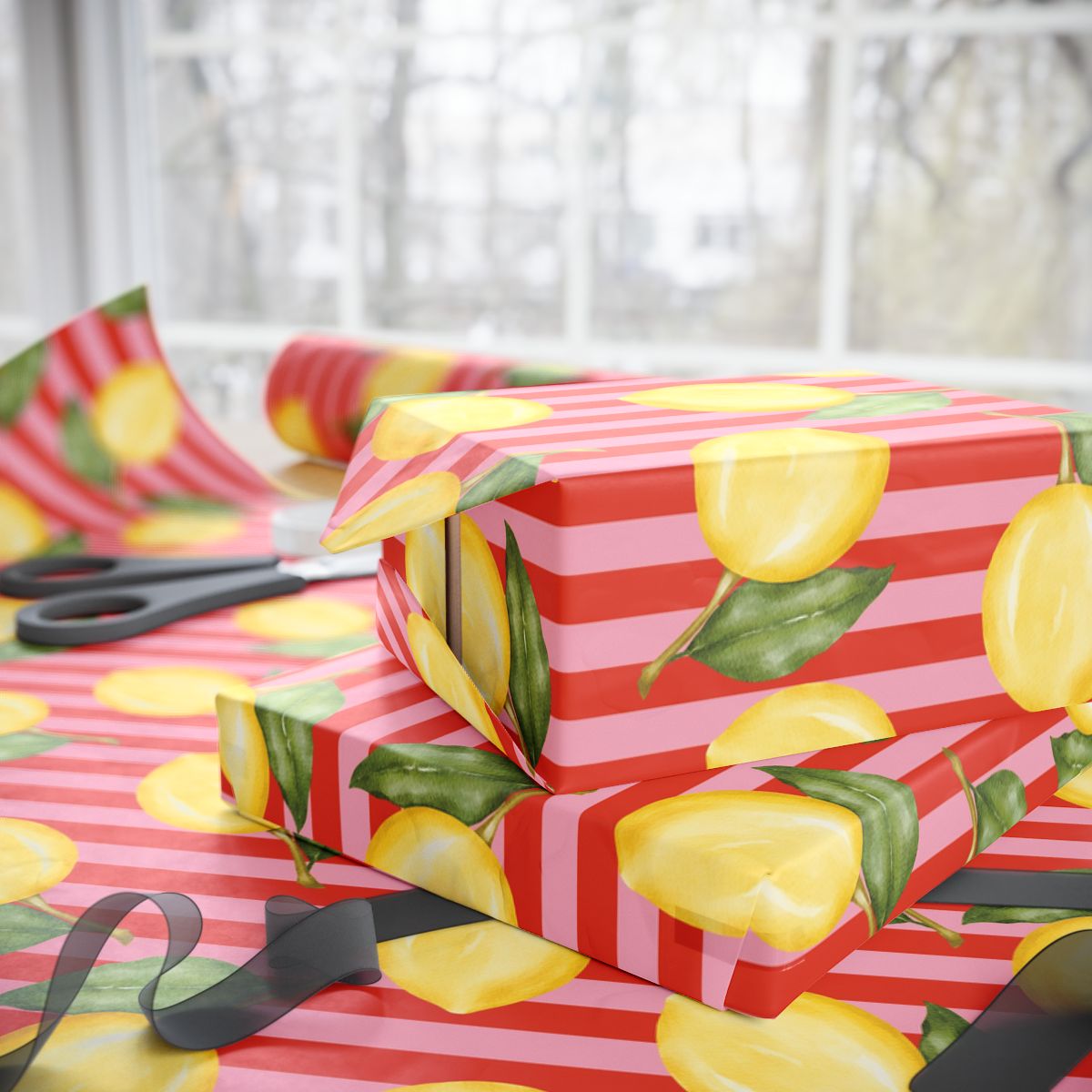 Strawberry Lemonade Wrapping Paper Roll