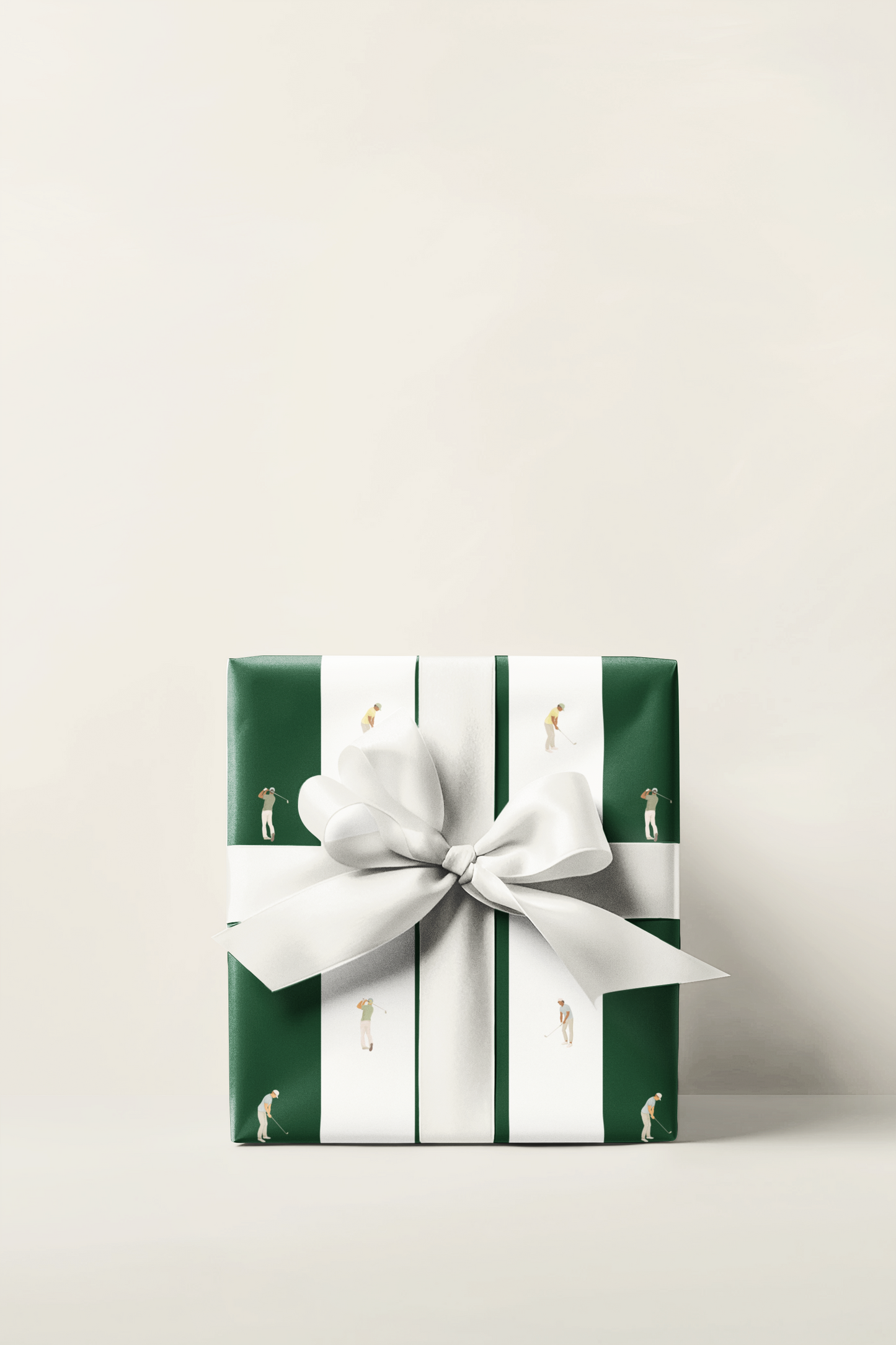 Golf Striped Wrapping Paper Roll