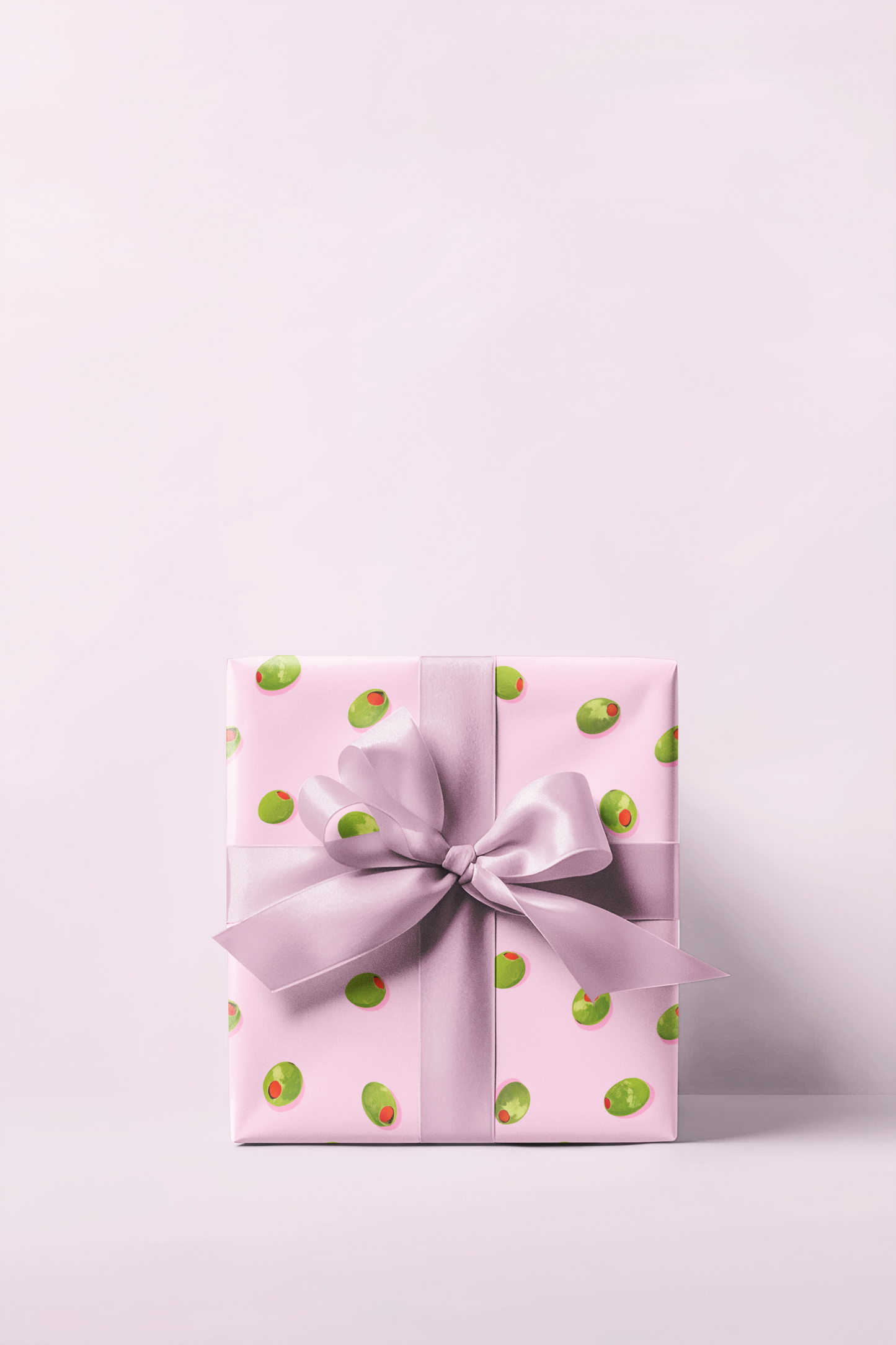 Pink Martini Olives Wrapping Paper