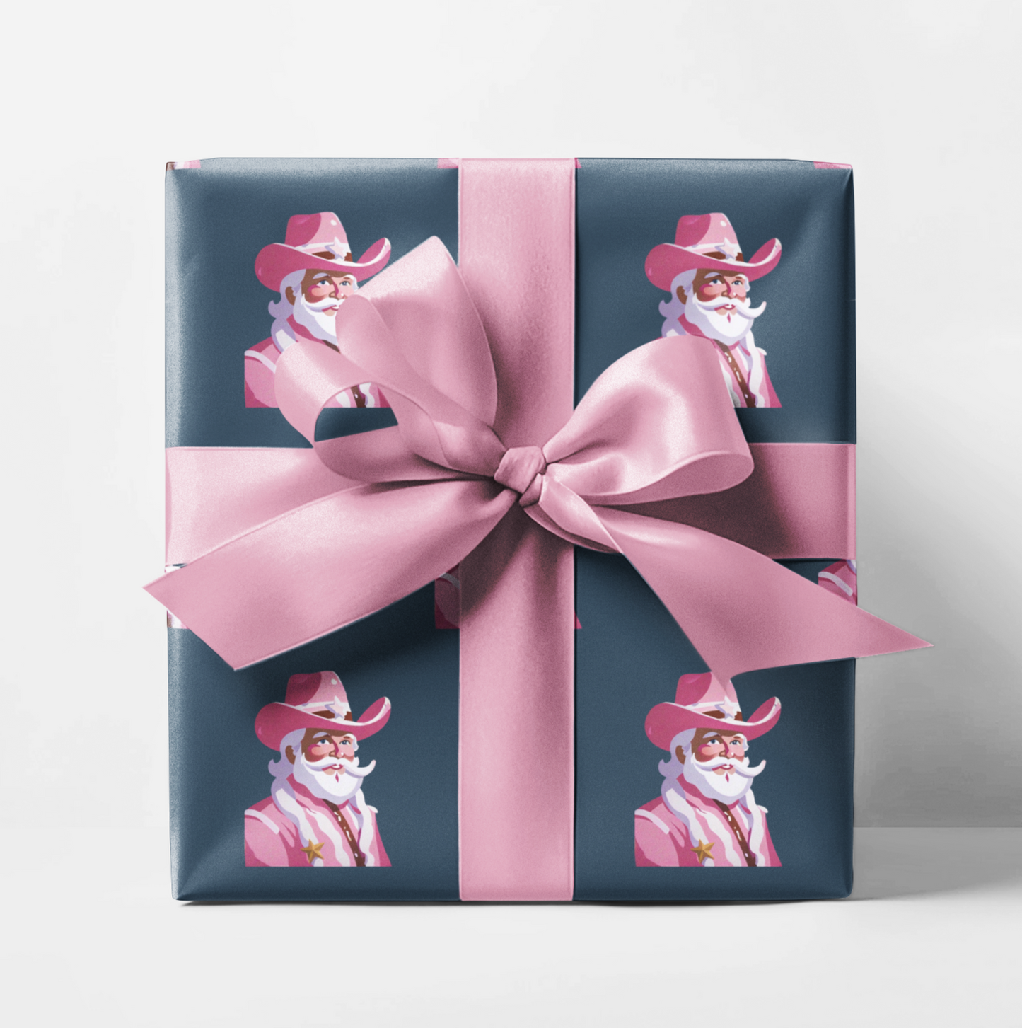 Cowboy Santa Wrapping Paper