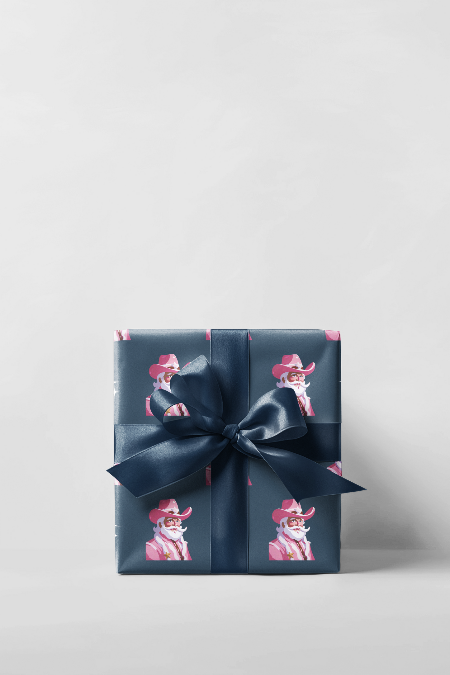 Cowboy Santa Wrapping Paper
