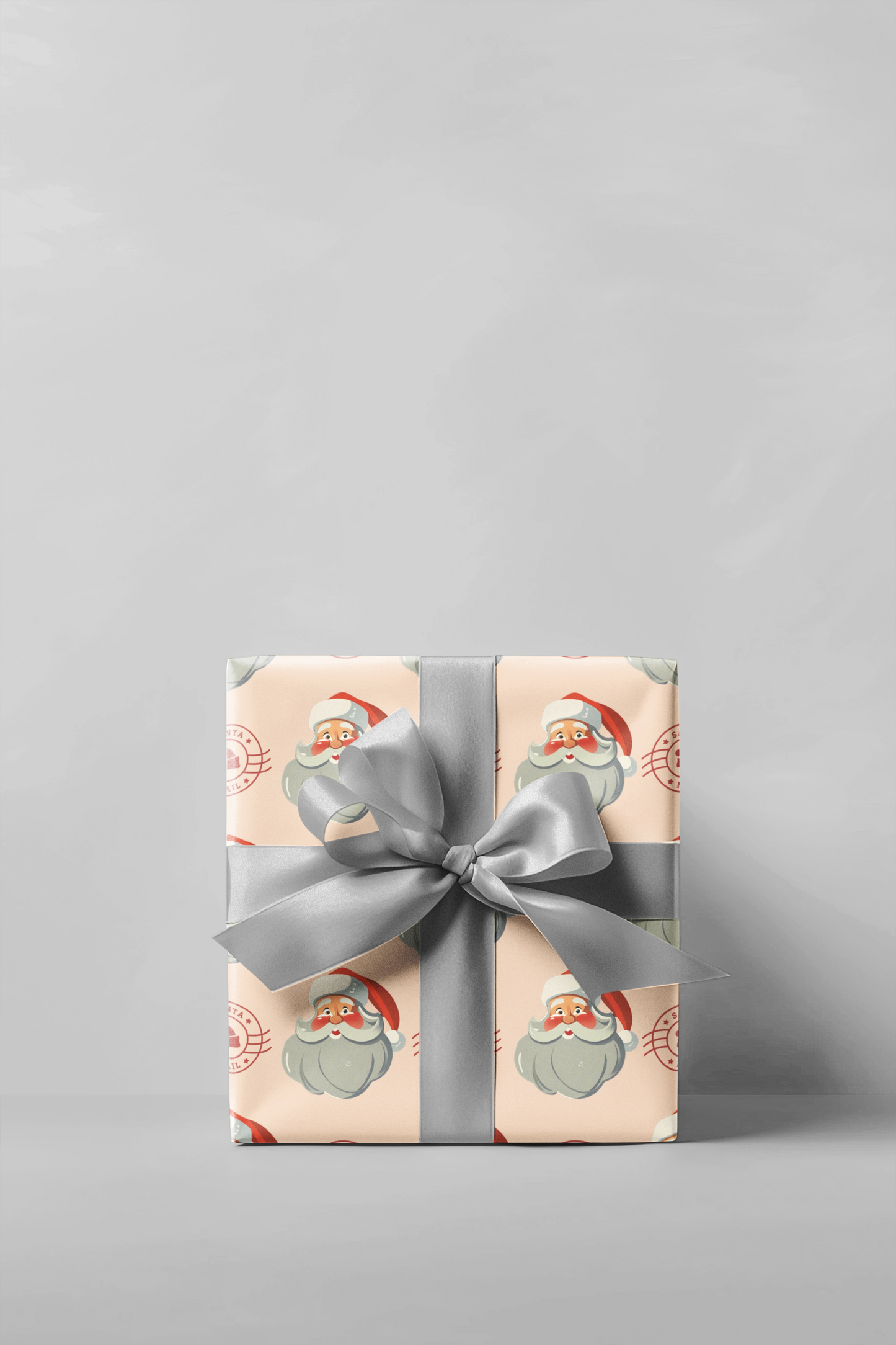 From Santa Christmas wrapping Paper, Vintage Santa Wrapping Paper
