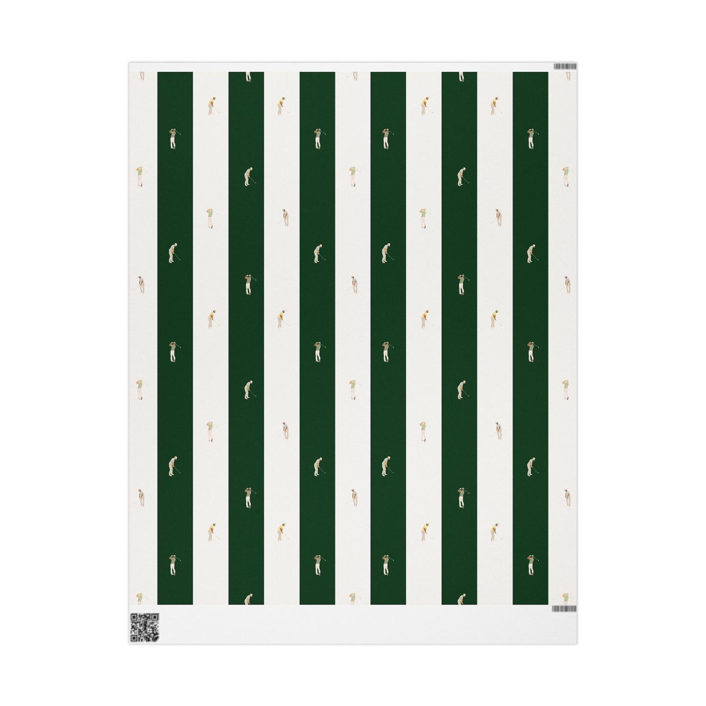 Golf Striped Wrapping Paper Roll