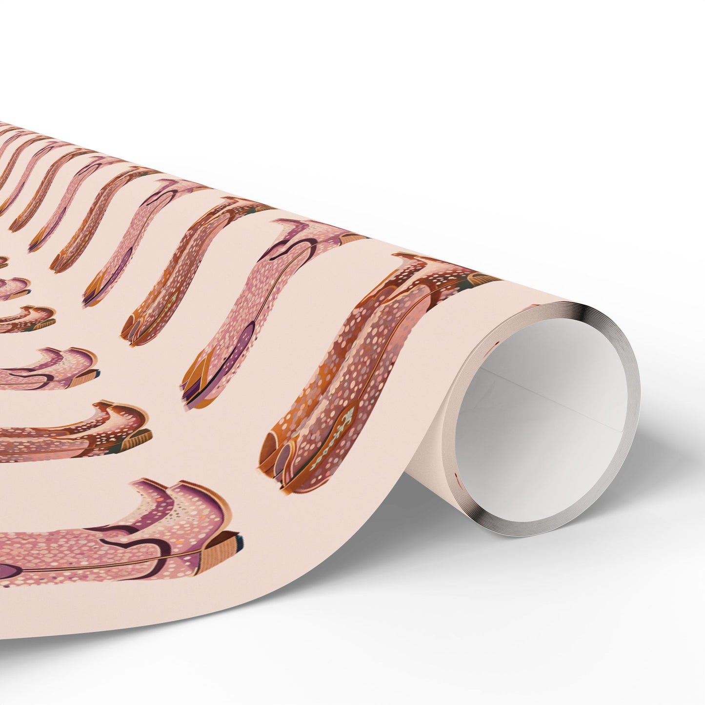 Sand Cowboy Boots Wrapping Paper, Preppy Wrapping Paper Roll