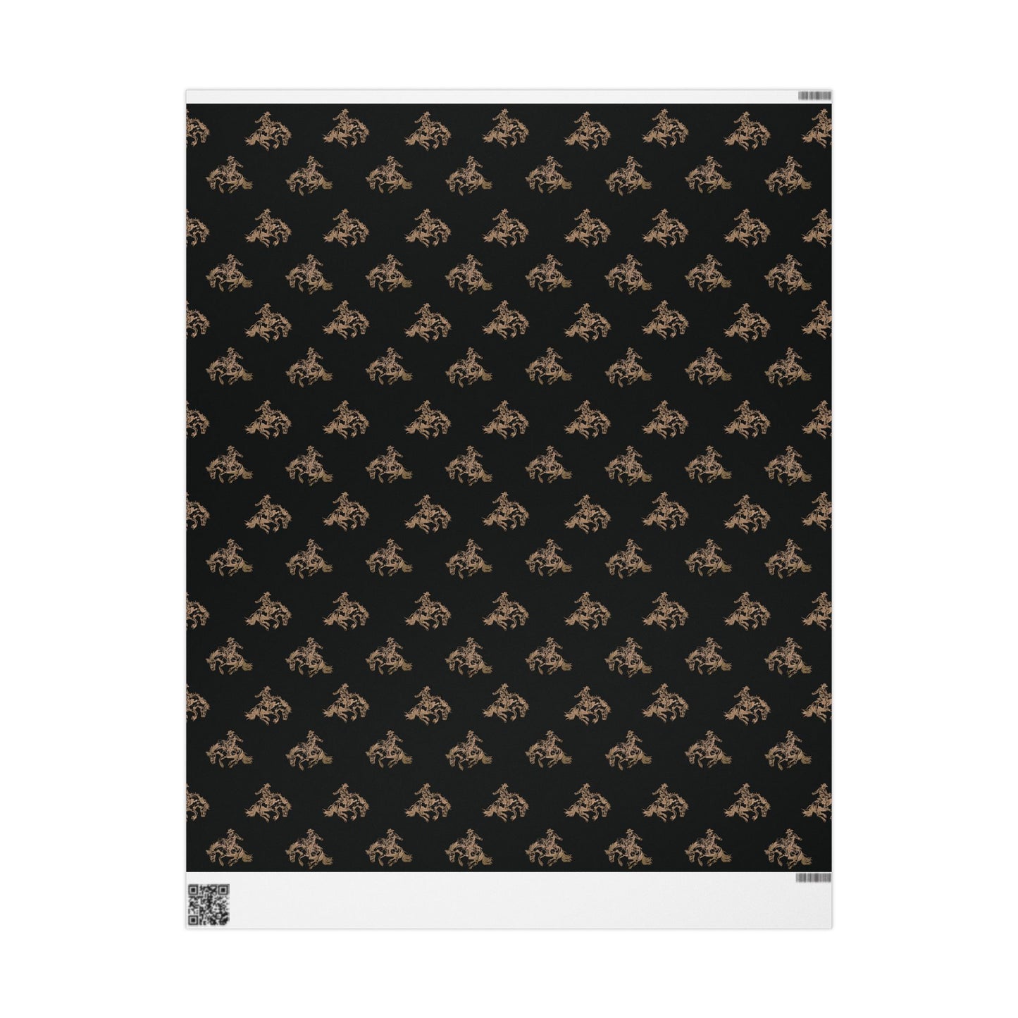 Cowboy Western Wrapping Paper Roll