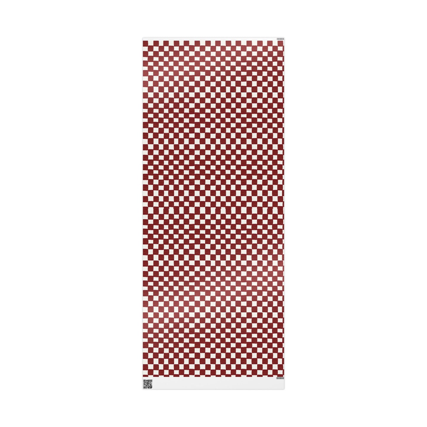 Red Checkered Wrapping Paper Roll