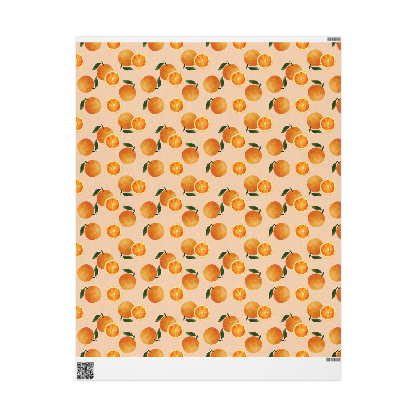 Oranges Wrapping Paper Roll