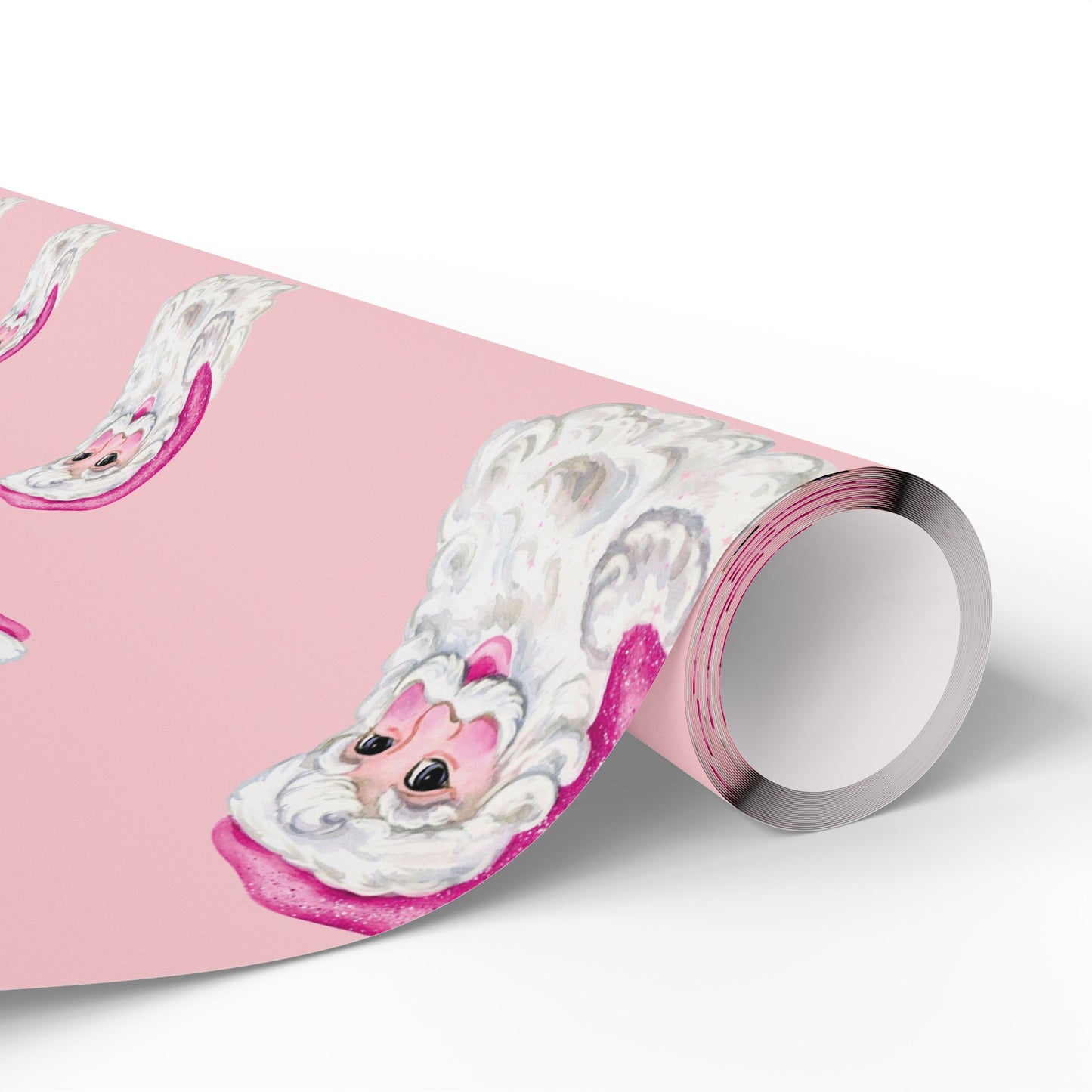 Pink Sequin Santa