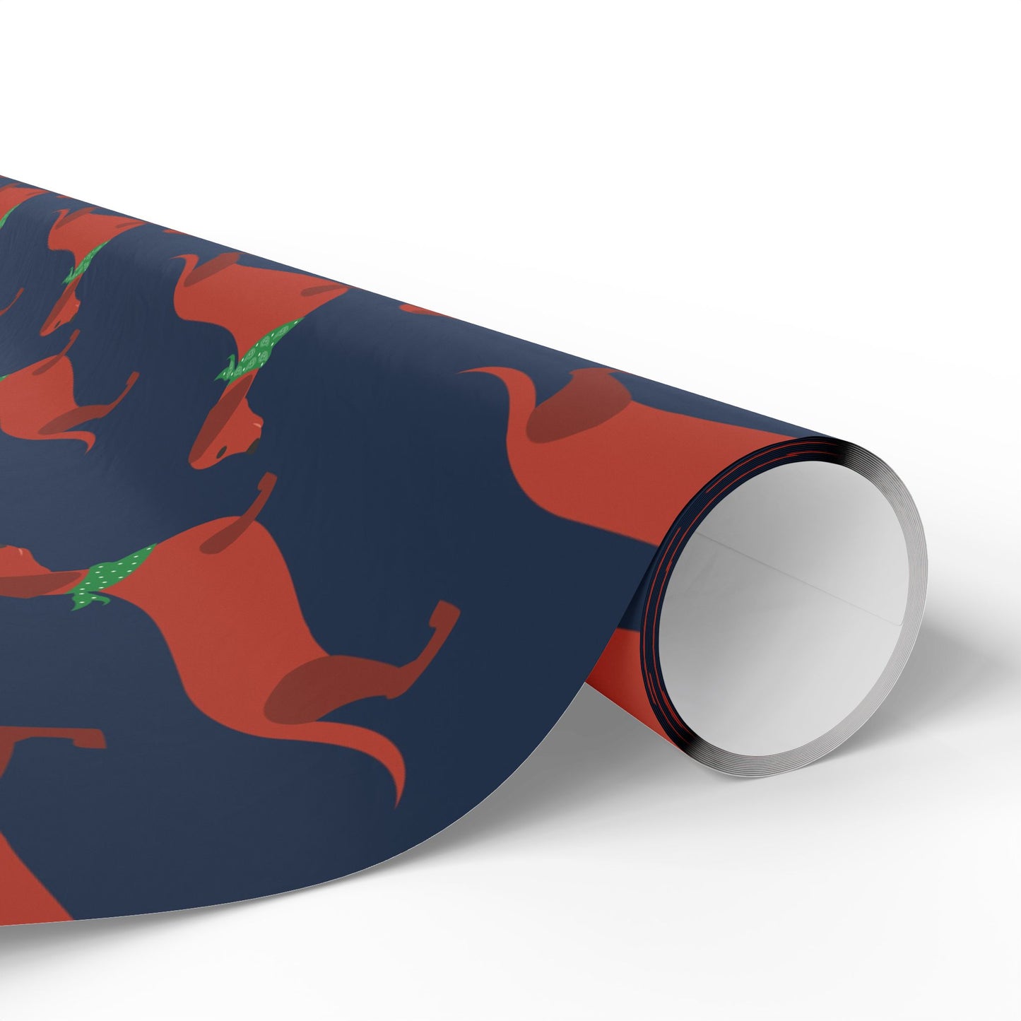 Weenie Dog With Bandana's Funny Wrapping Paper, Father's Day Wrapping Paper, Gift Wrap For Him