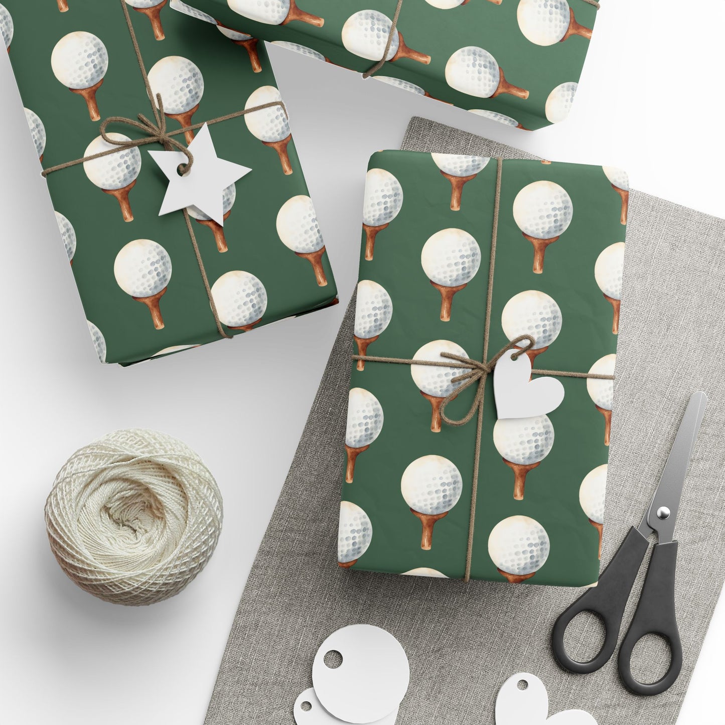 Golf Ball Wrapping Paper Roll
