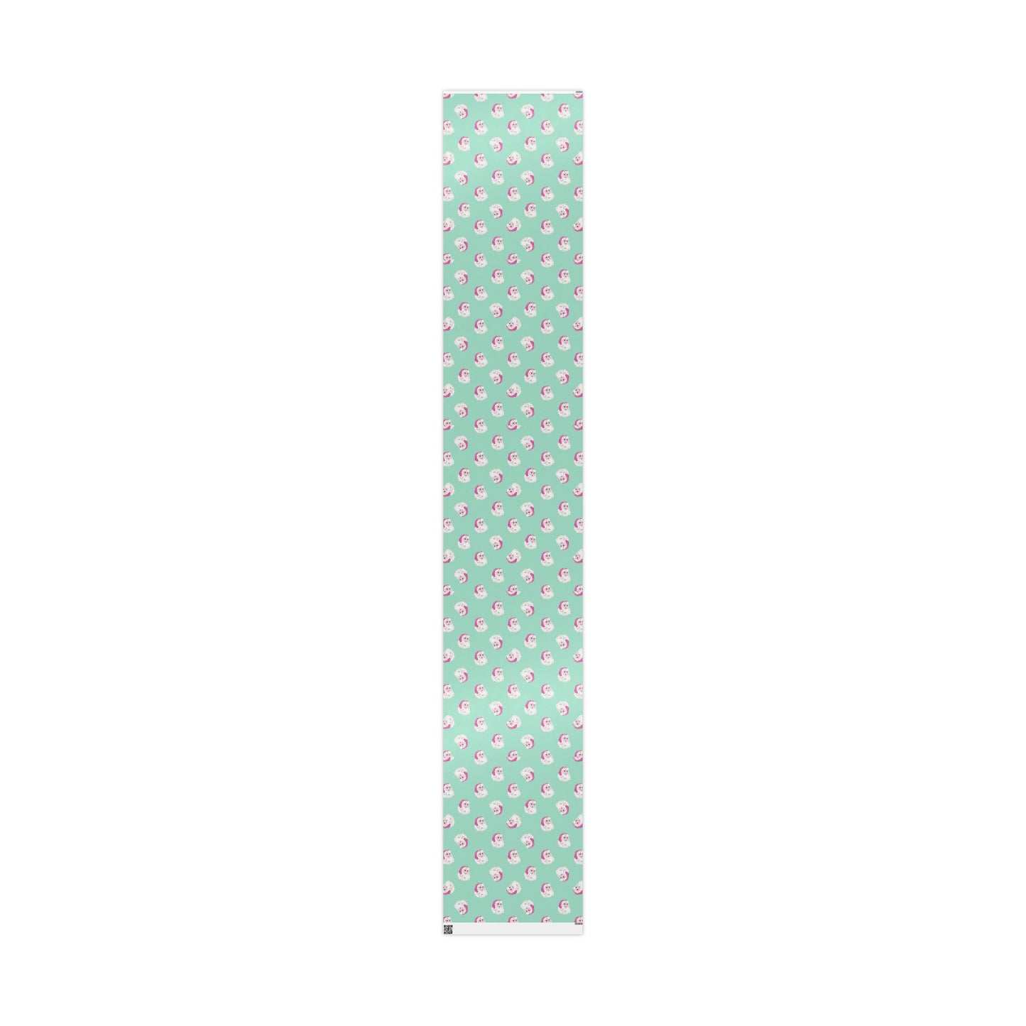 Turquoise & Pink Sequin Santa