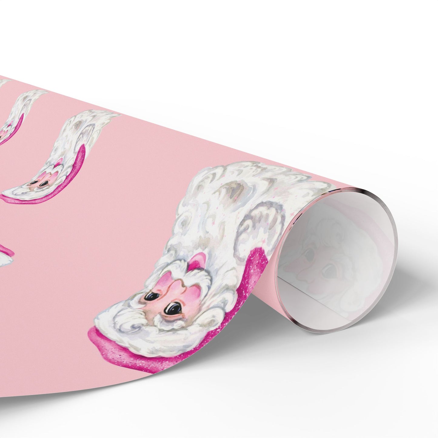 Pink Sequin Santa