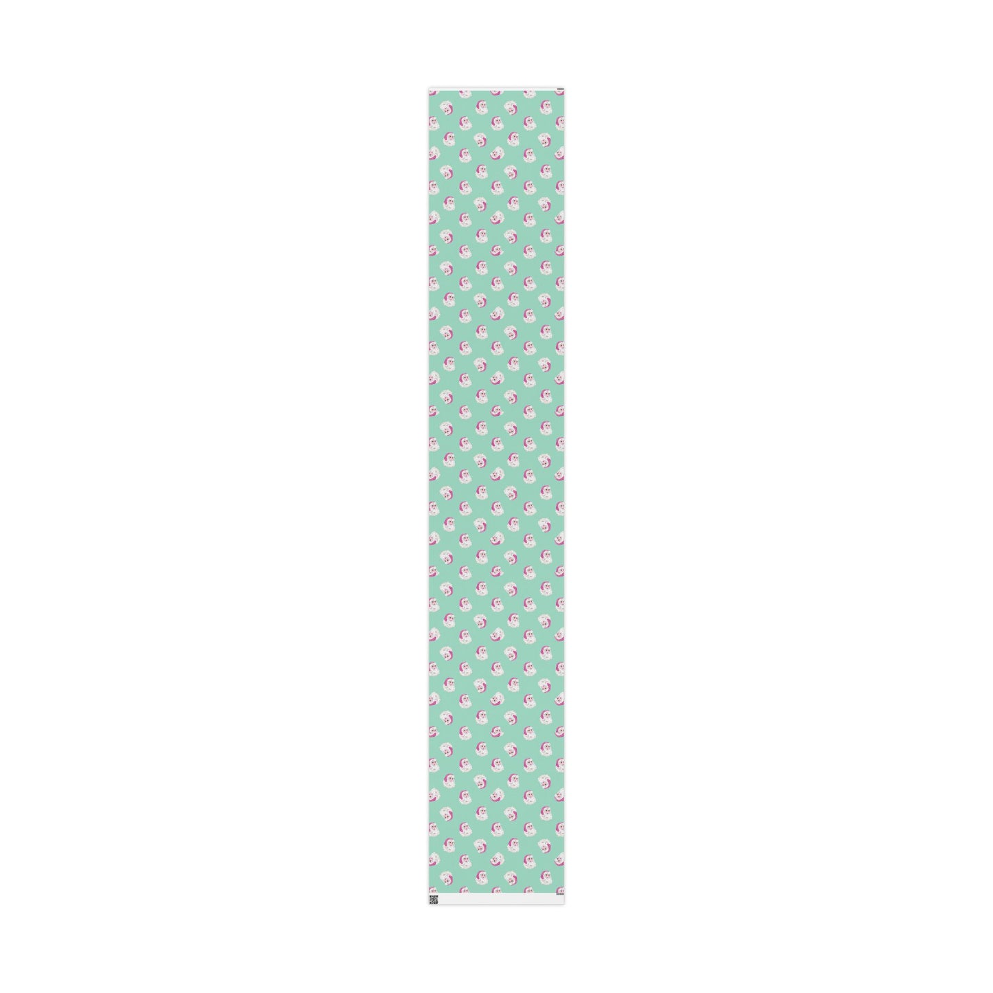 Turquoise & Pink Sequin Santa