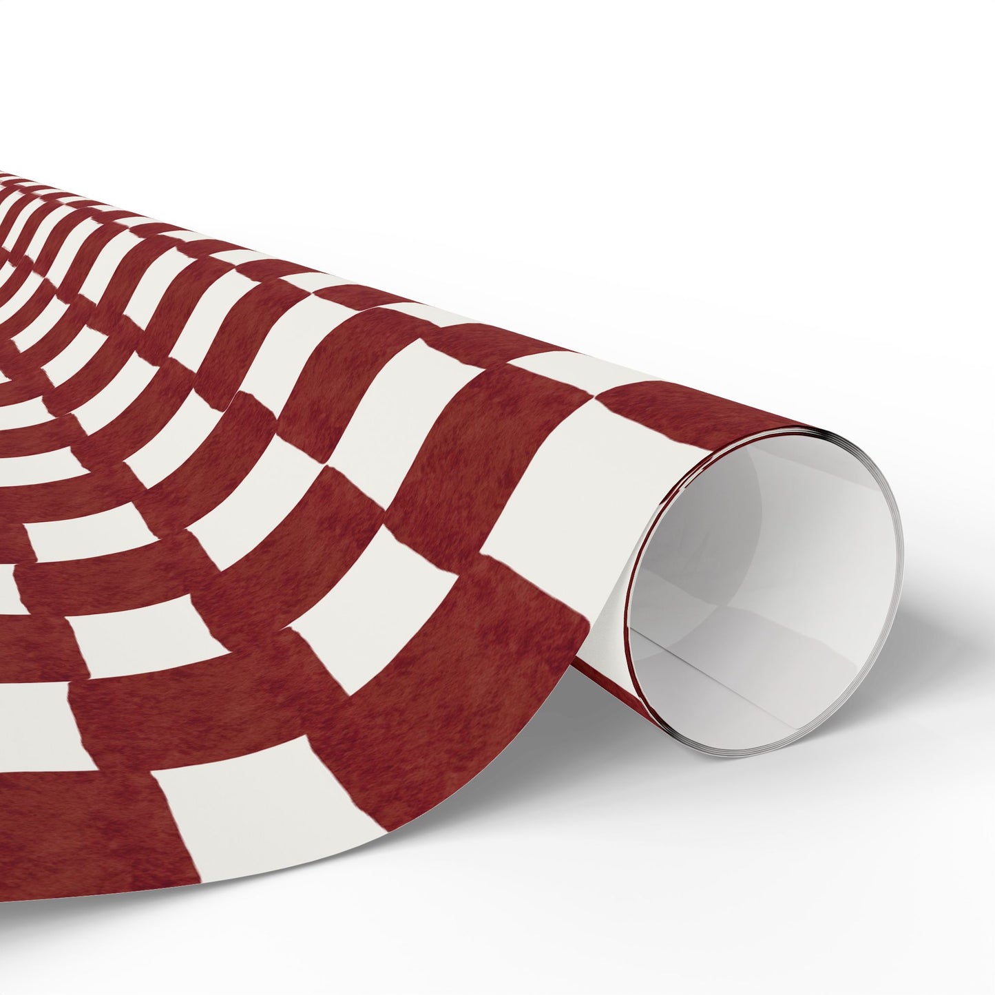 Red Checkered Wrapping Paper Roll