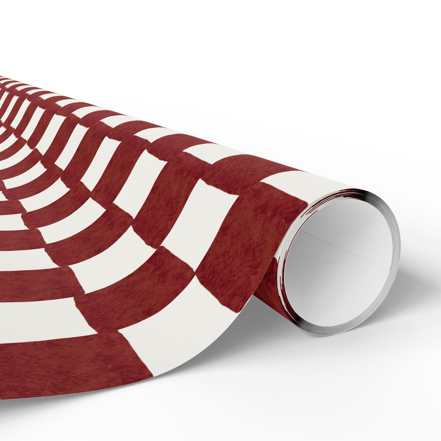Red Checkered Wrapping Paper Roll