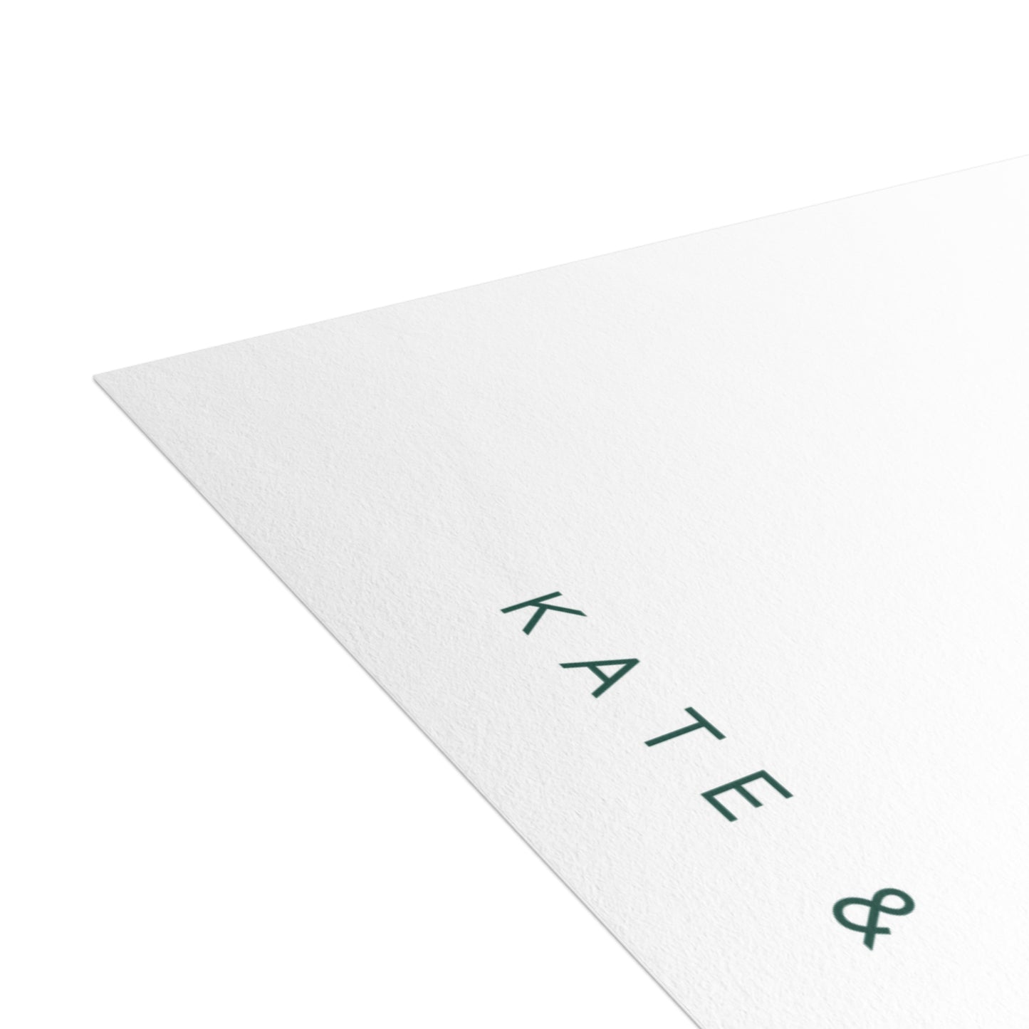 Green Coquette Glasses Couple Stationery Set on Uncoated Matte Paper