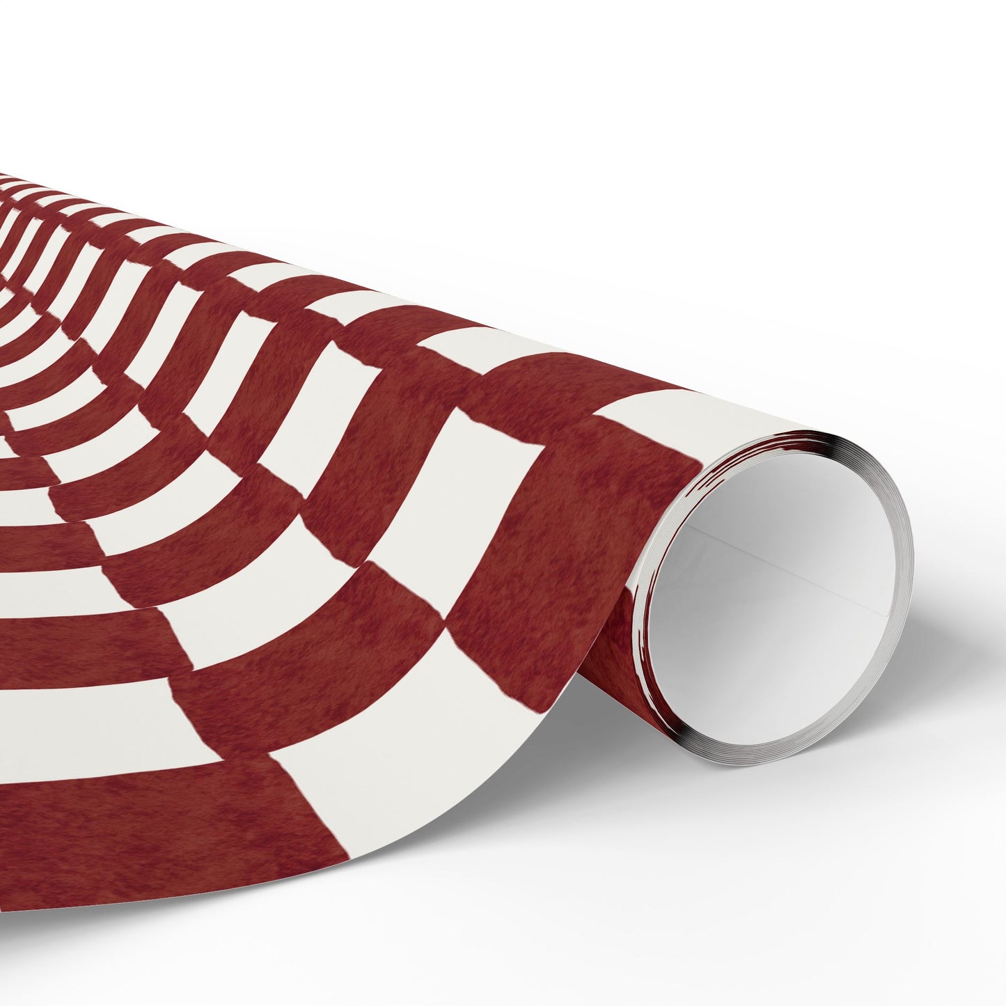 Red Checkered Wrapping Paper Roll