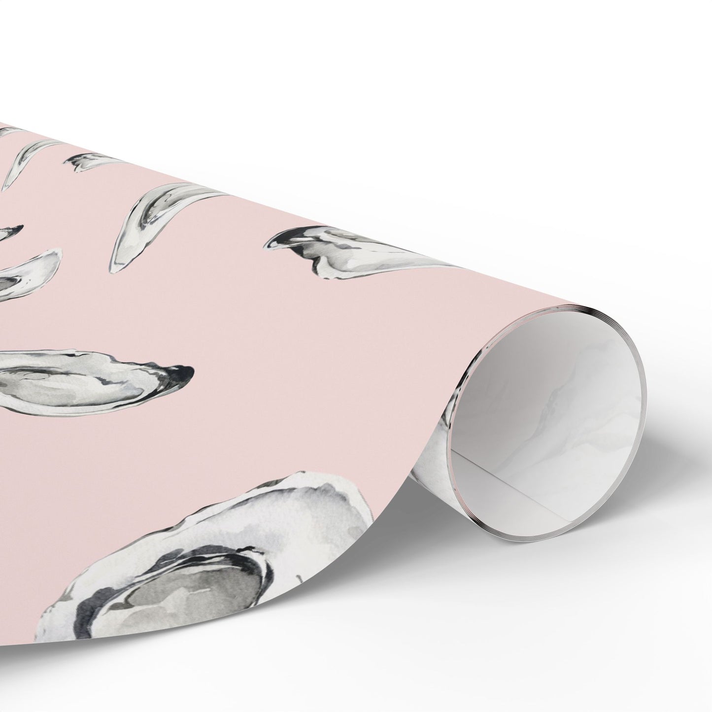 Pink Oyster Wrapping Paper Roll