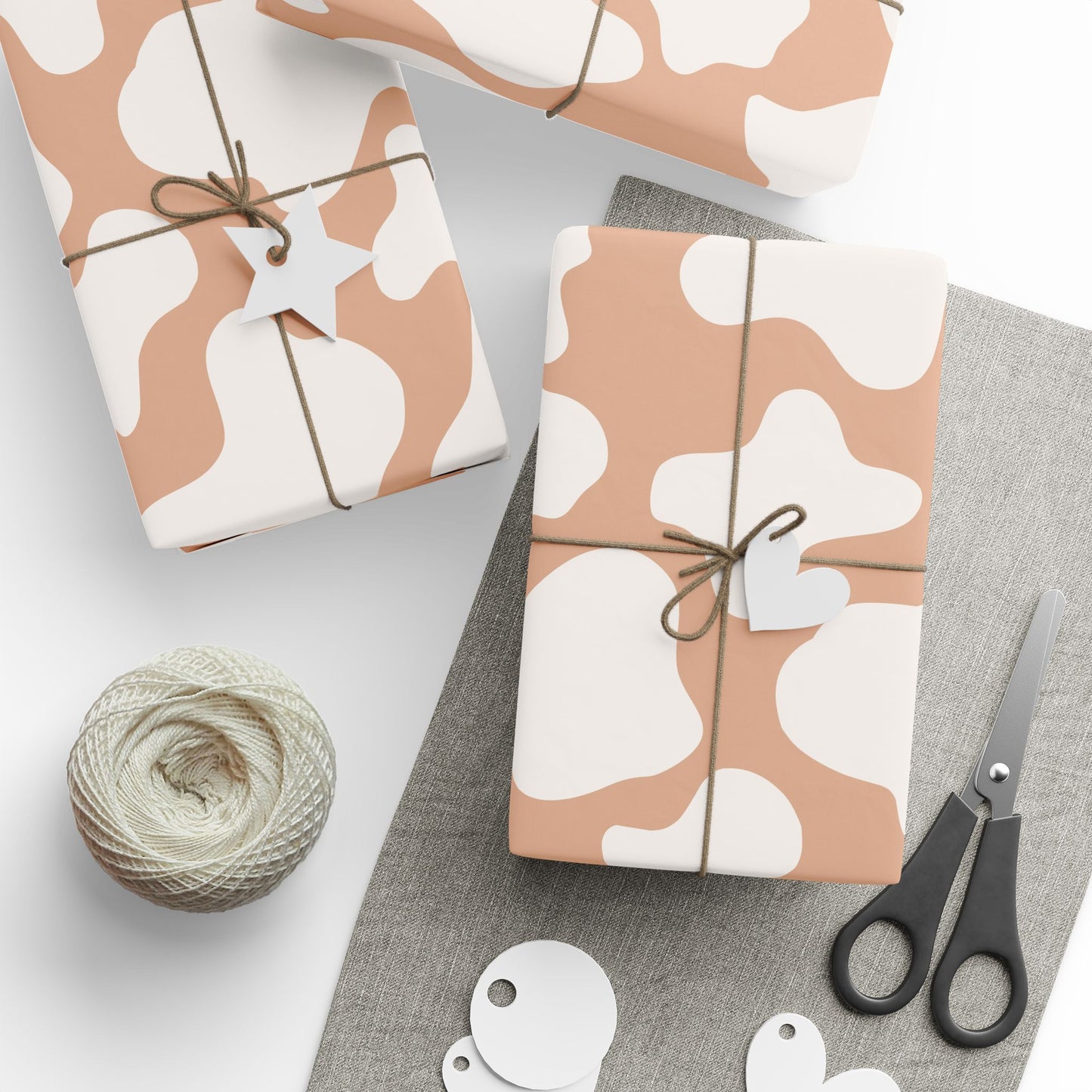 Cowhide Wrapping Paper, Western Cow Gift Wrap