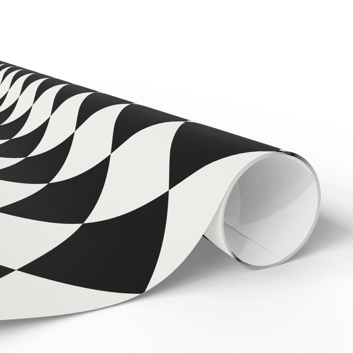 Black & White Diamond Wrapping Paper Roll