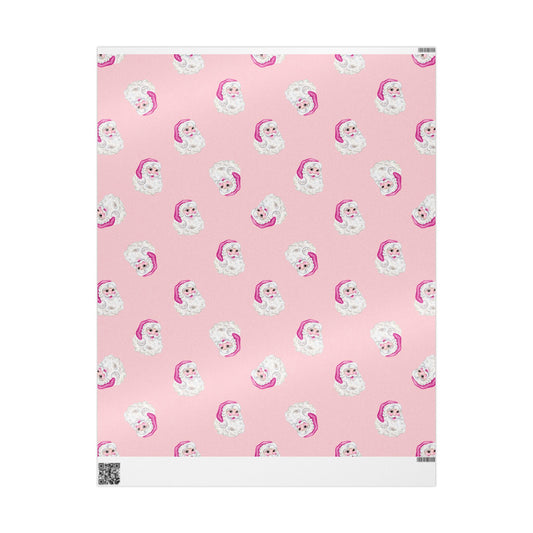 Pink Sequin Santa