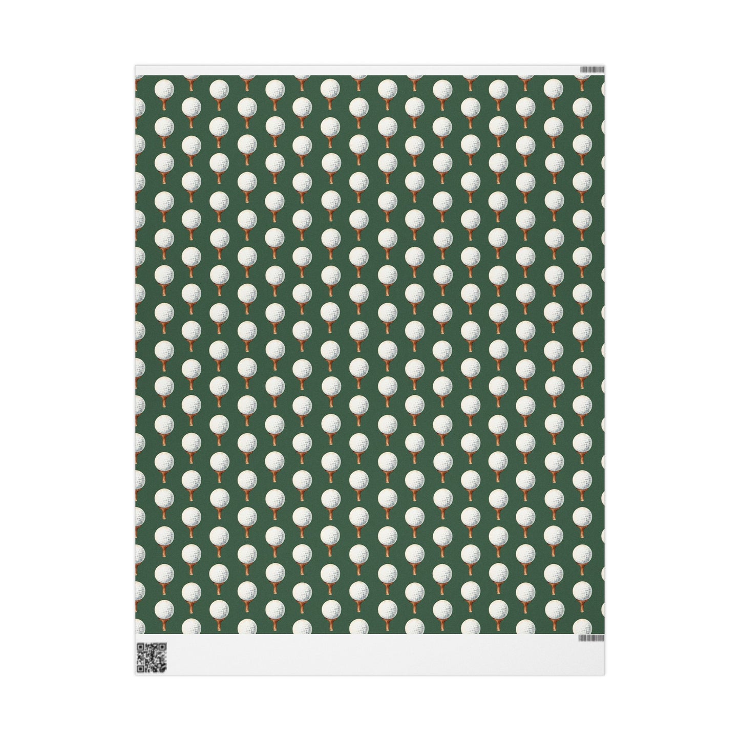 Golf Ball Wrapping Paper Roll