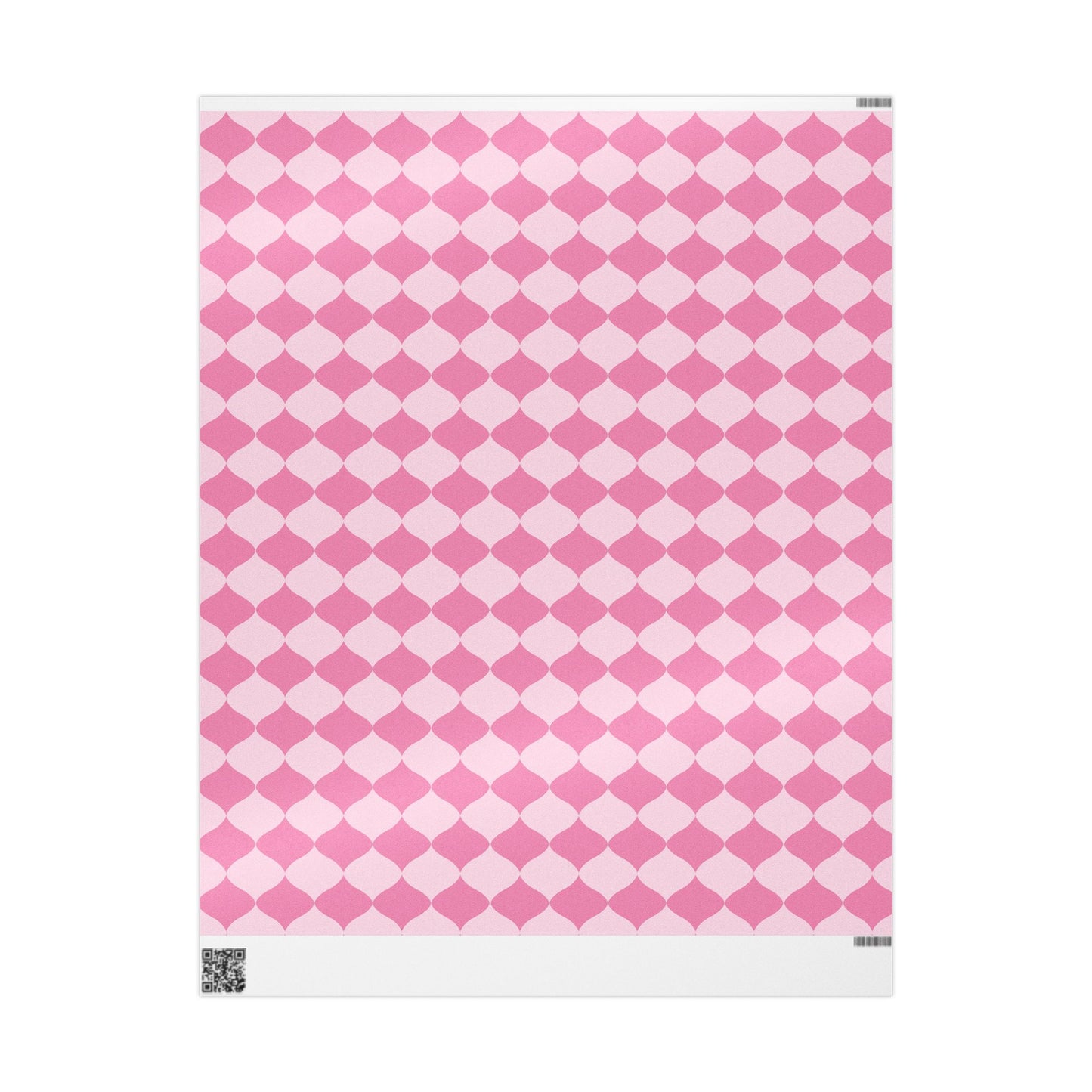 Pink Geometric Wrapping Paper Roll