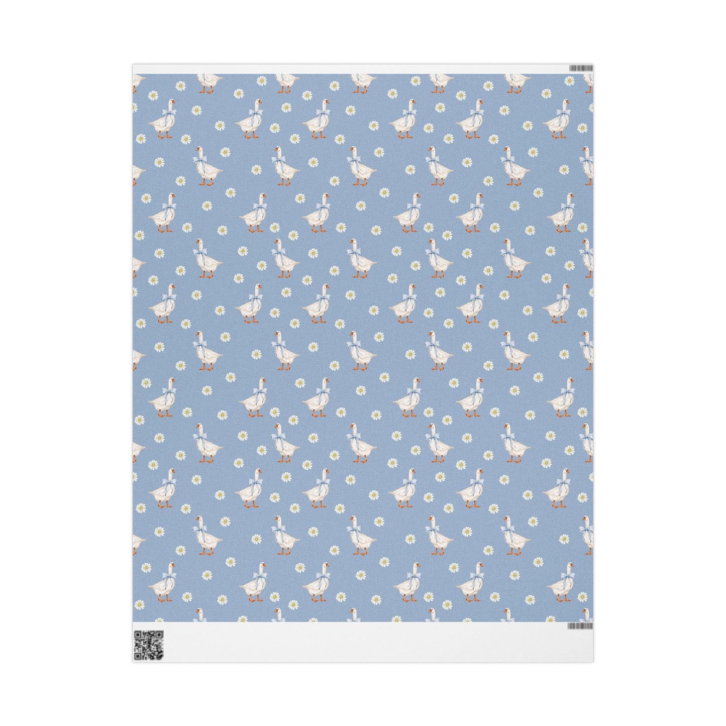 Blue Goose Wrapping Paper Roll, Baby Shower Wrapping Paper, Birthday Gift Wrap, Gift Wrap for Her