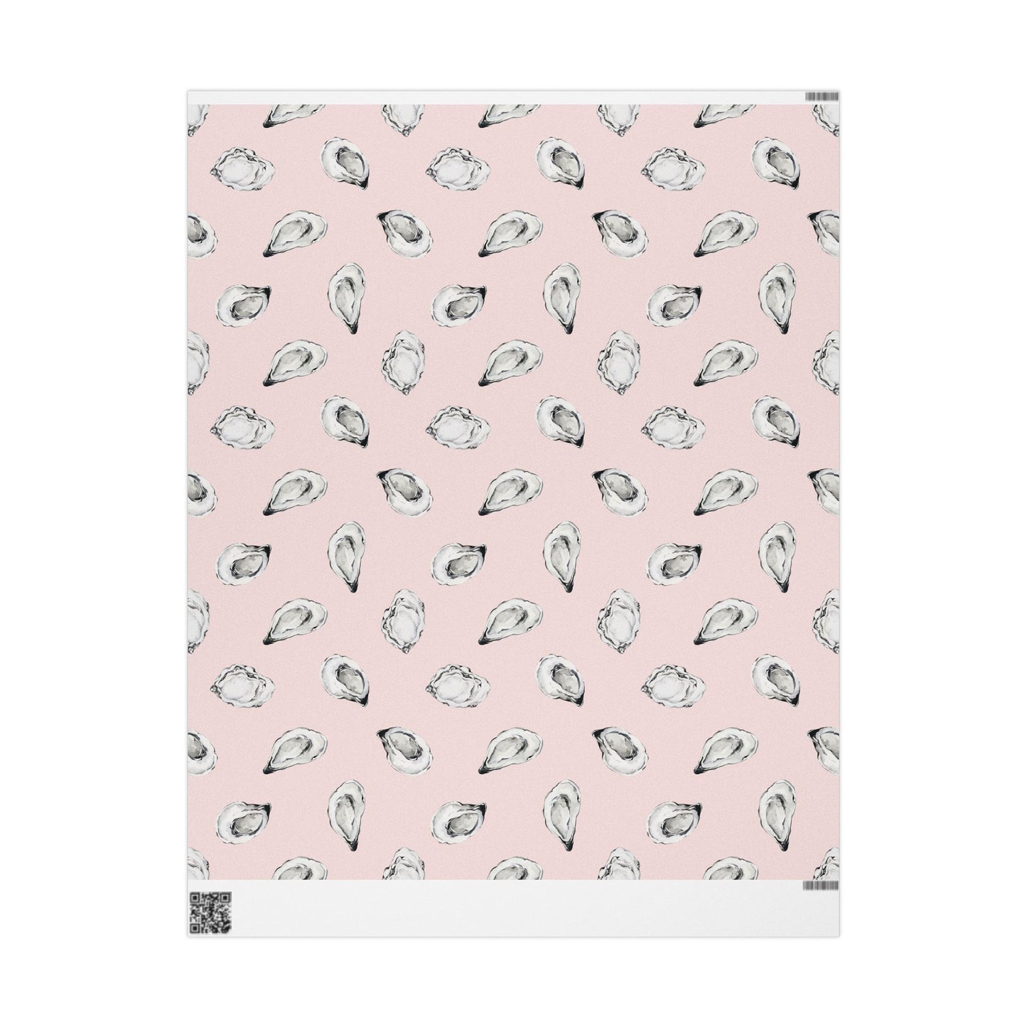 Pink Oyster Wrapping Paper Roll