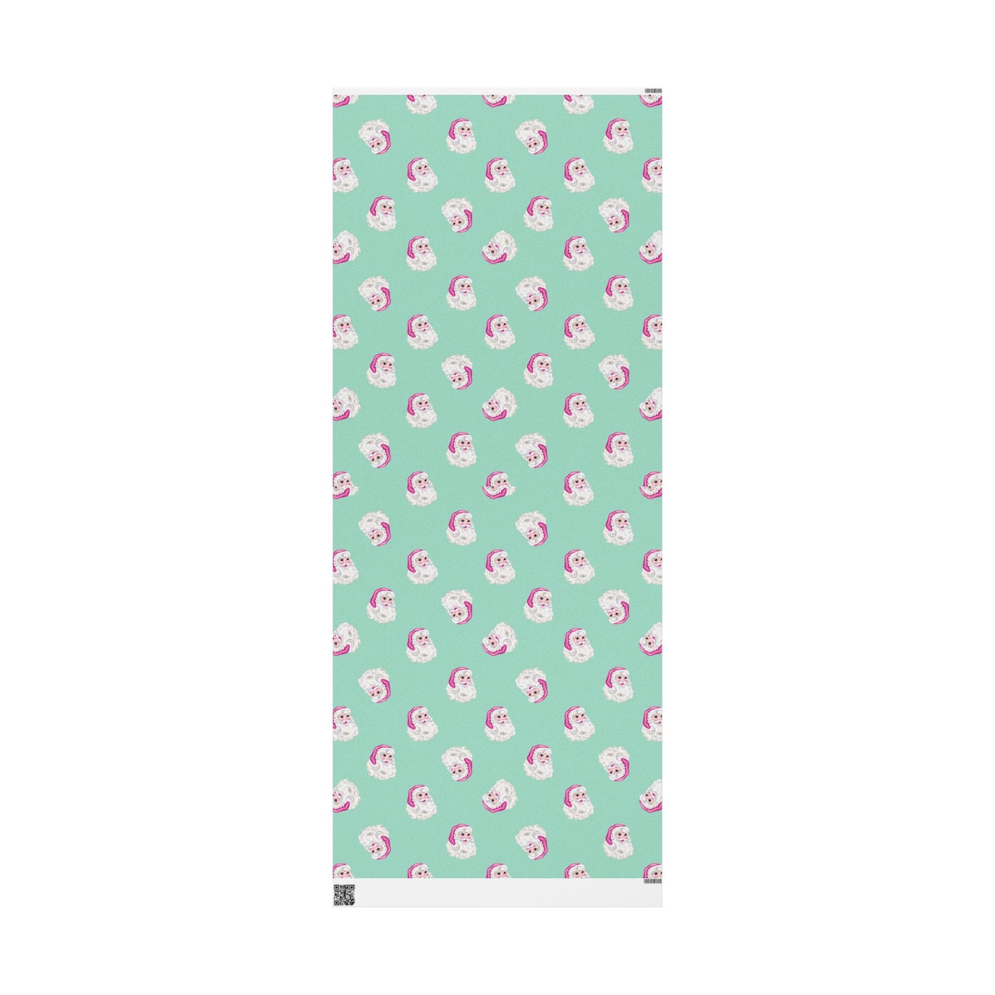 Turquoise & Pink Sequin Santa