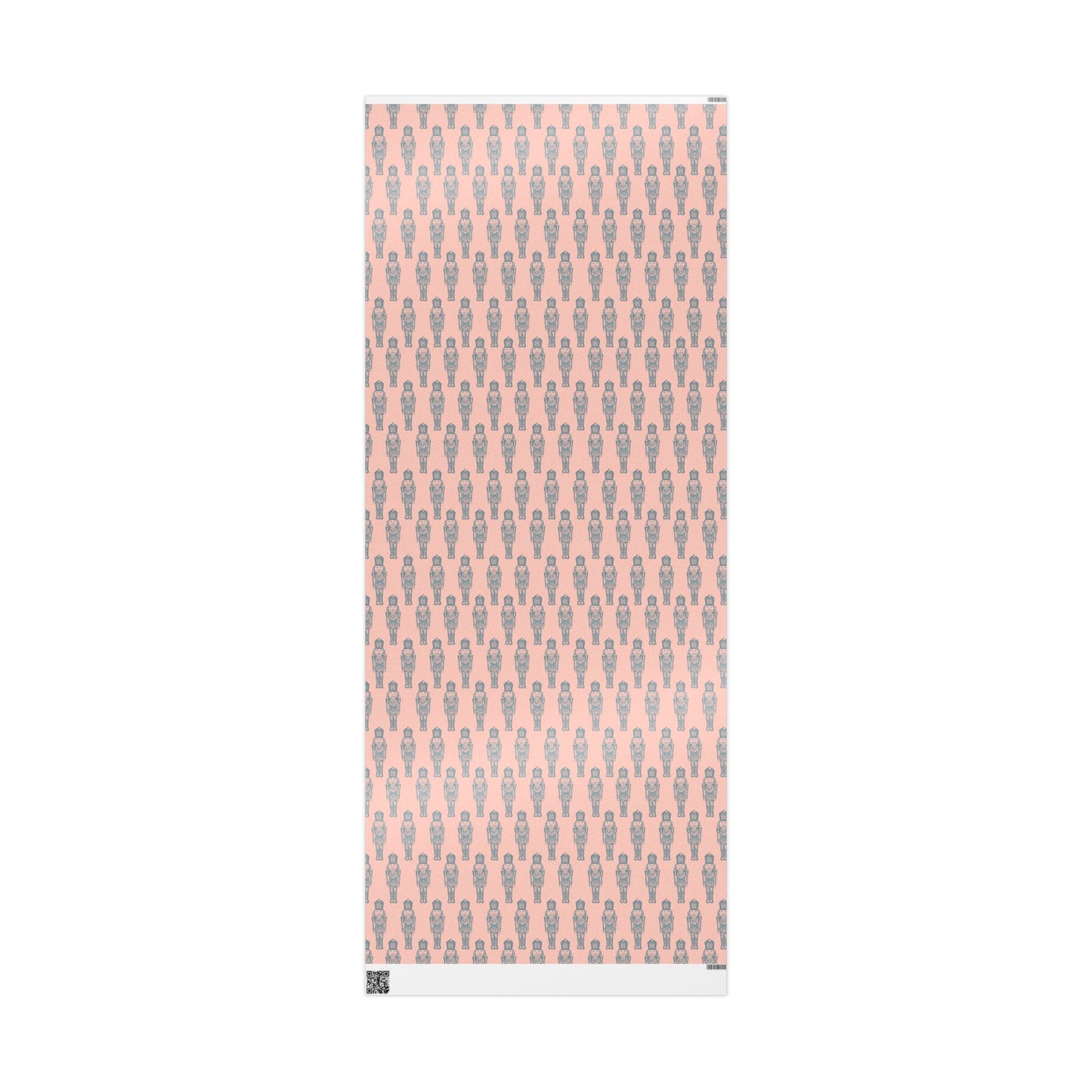 Coral & Blue Nutcracker Wrapping Paper