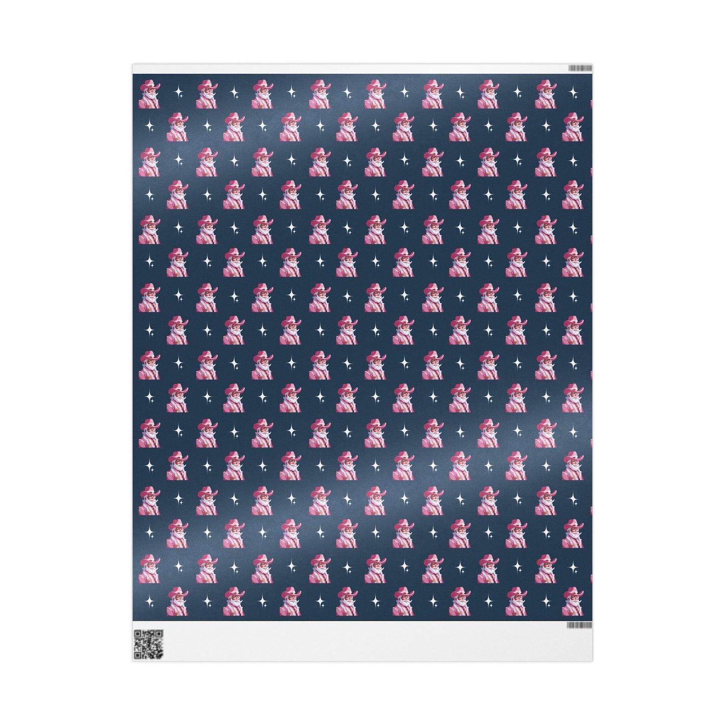 Cowboy Santa Wrapping Paper