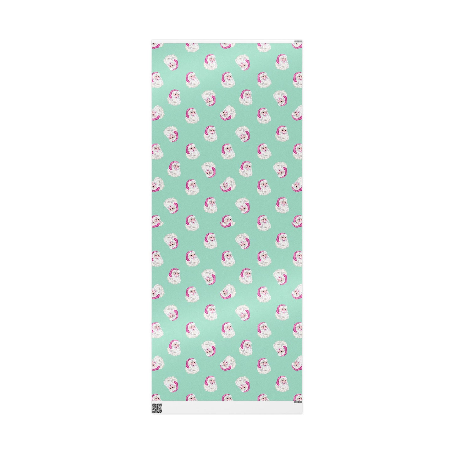 Turquoise & Pink Sequin Santa