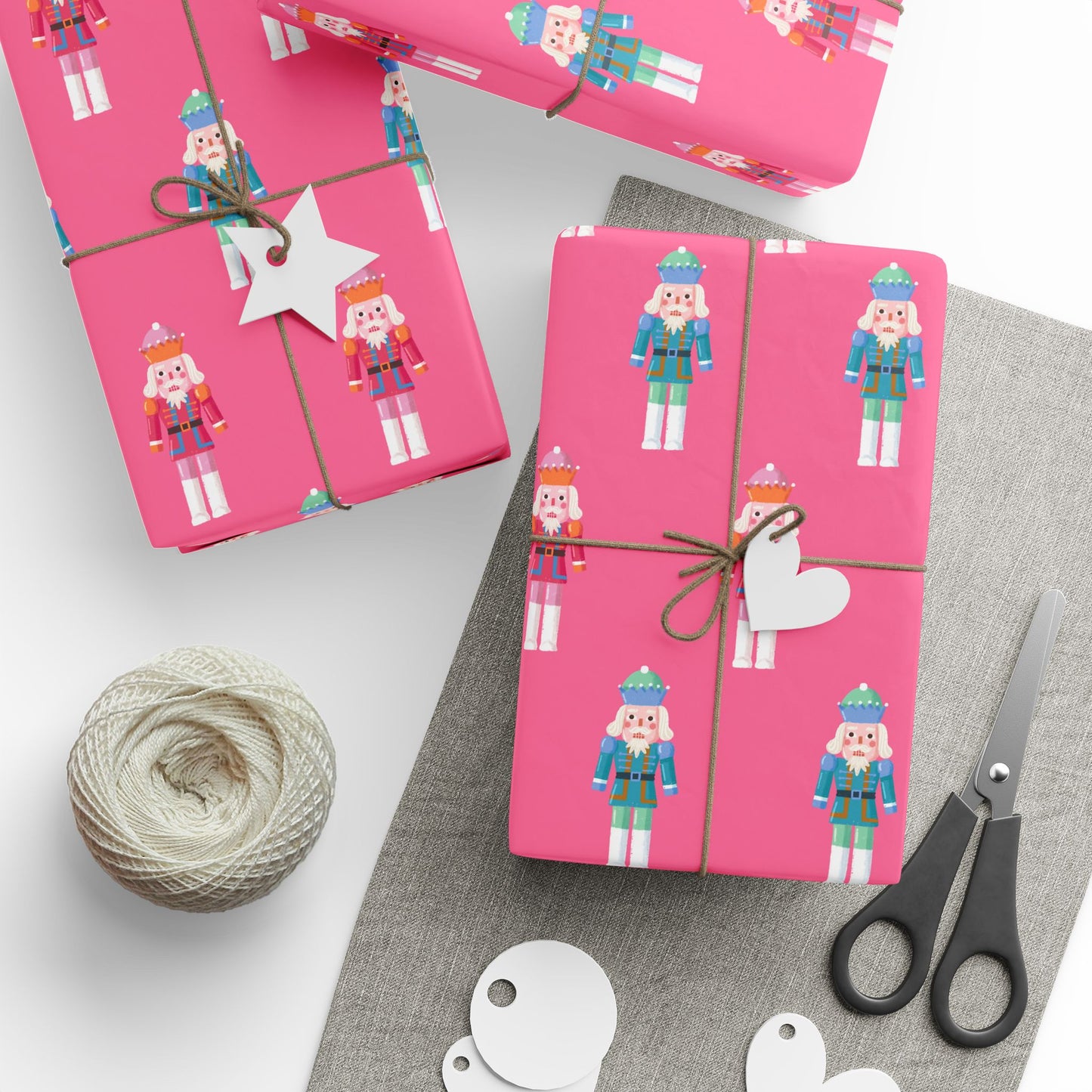Pink Nutcracker Wrapping Paper Roll