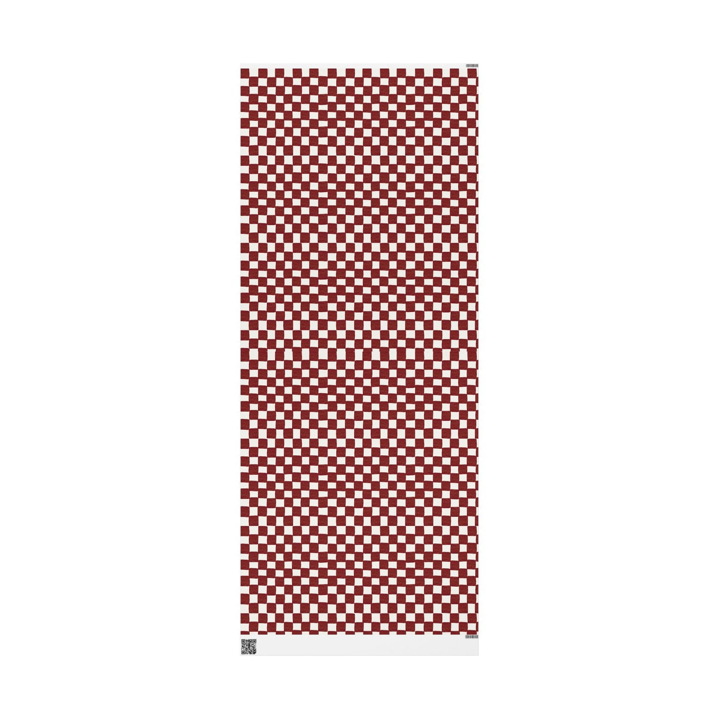 Red Checkered Wrapping Paper Roll