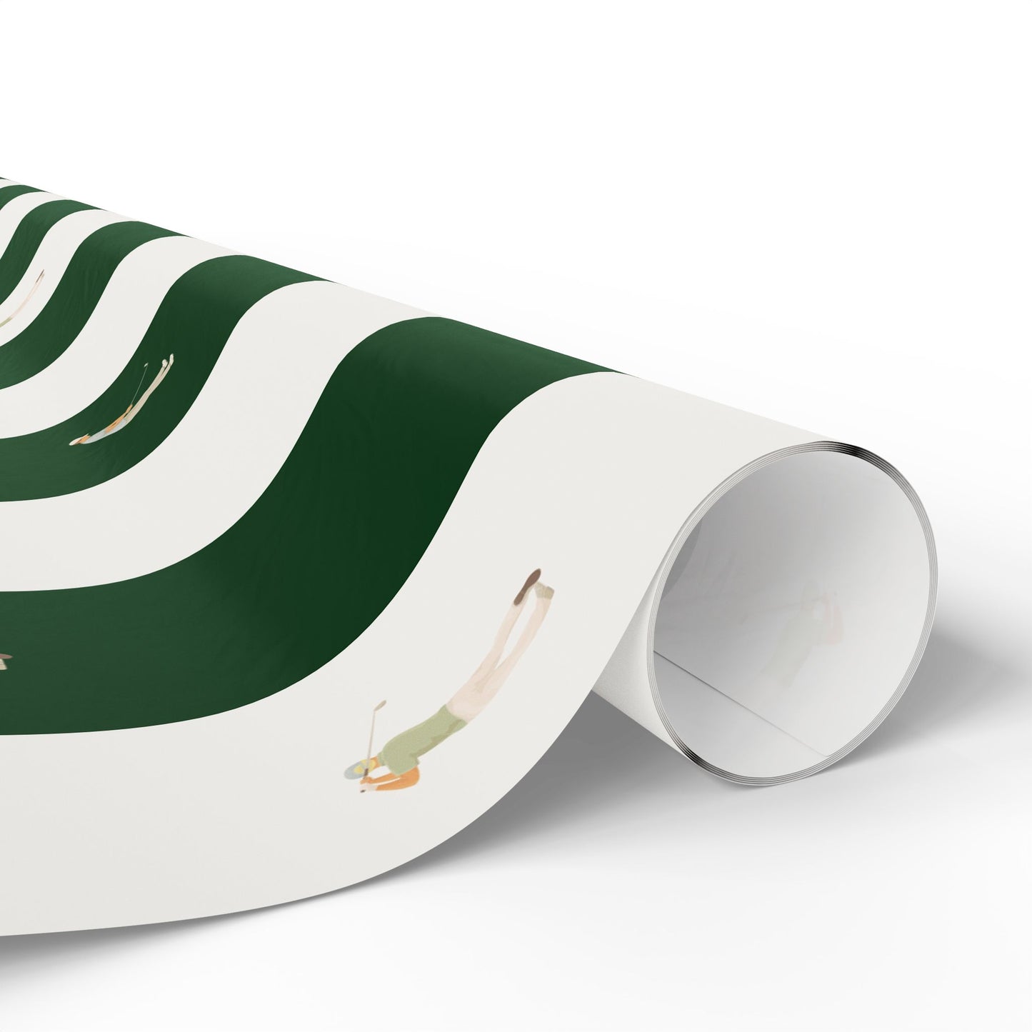 Golf Striped Wrapping Paper Roll
