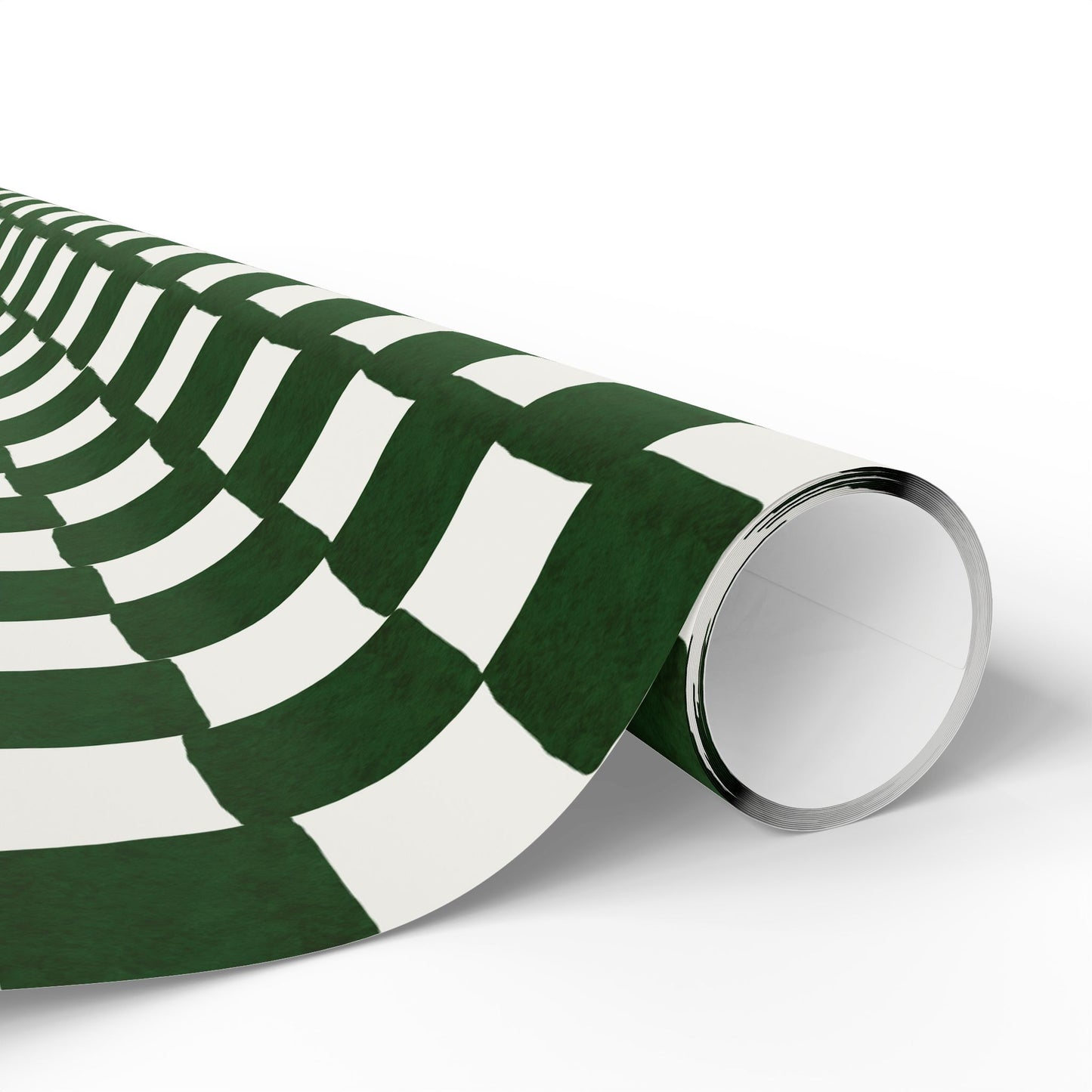 Green Checkered Wrapping Paper Roll