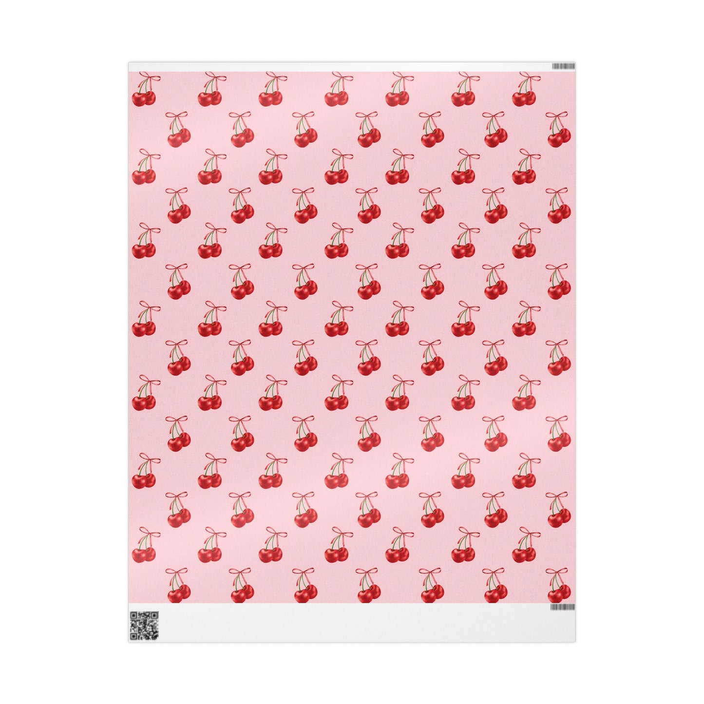 Cherries and Bows Wrapping Paper
