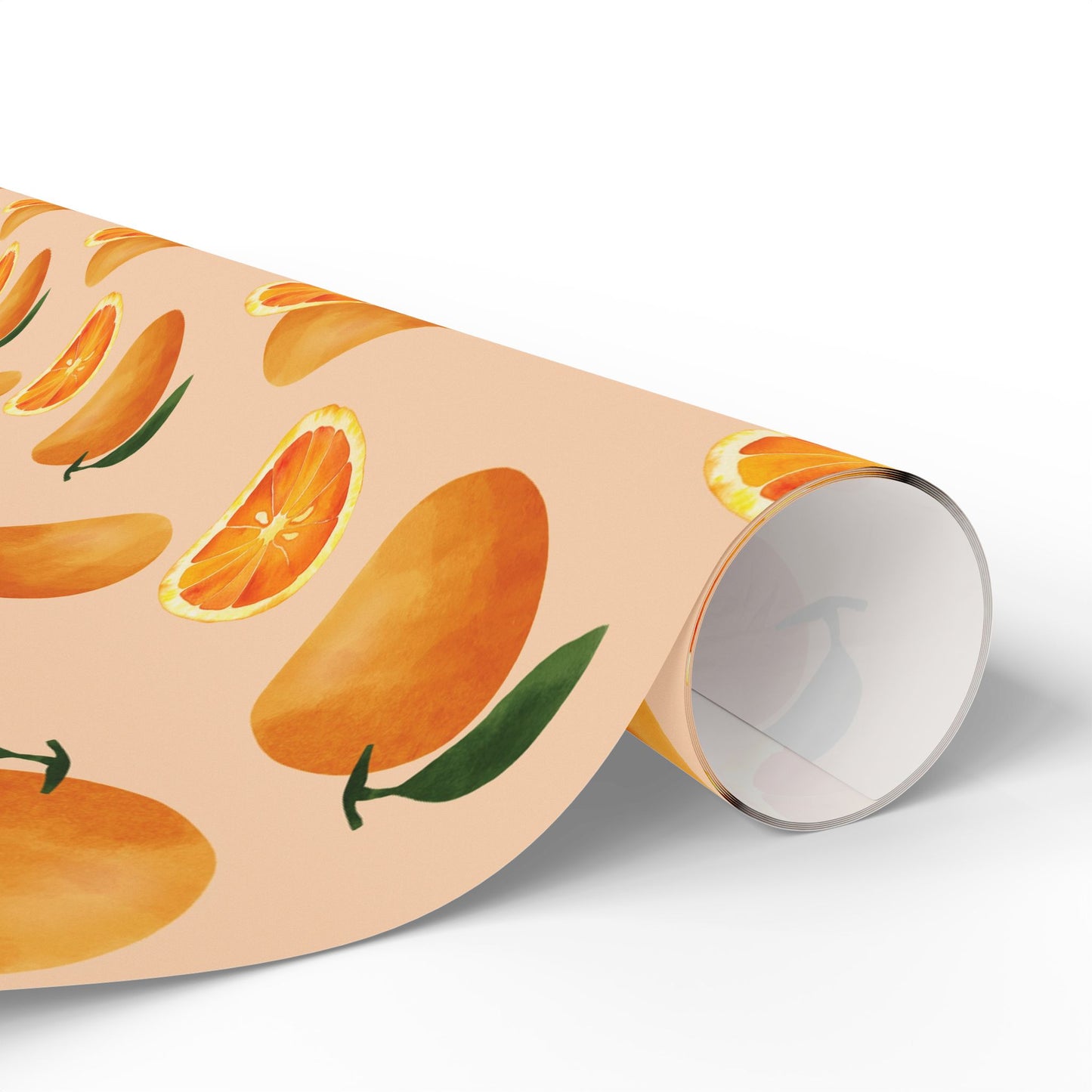 Oranges Wrapping Paper Roll