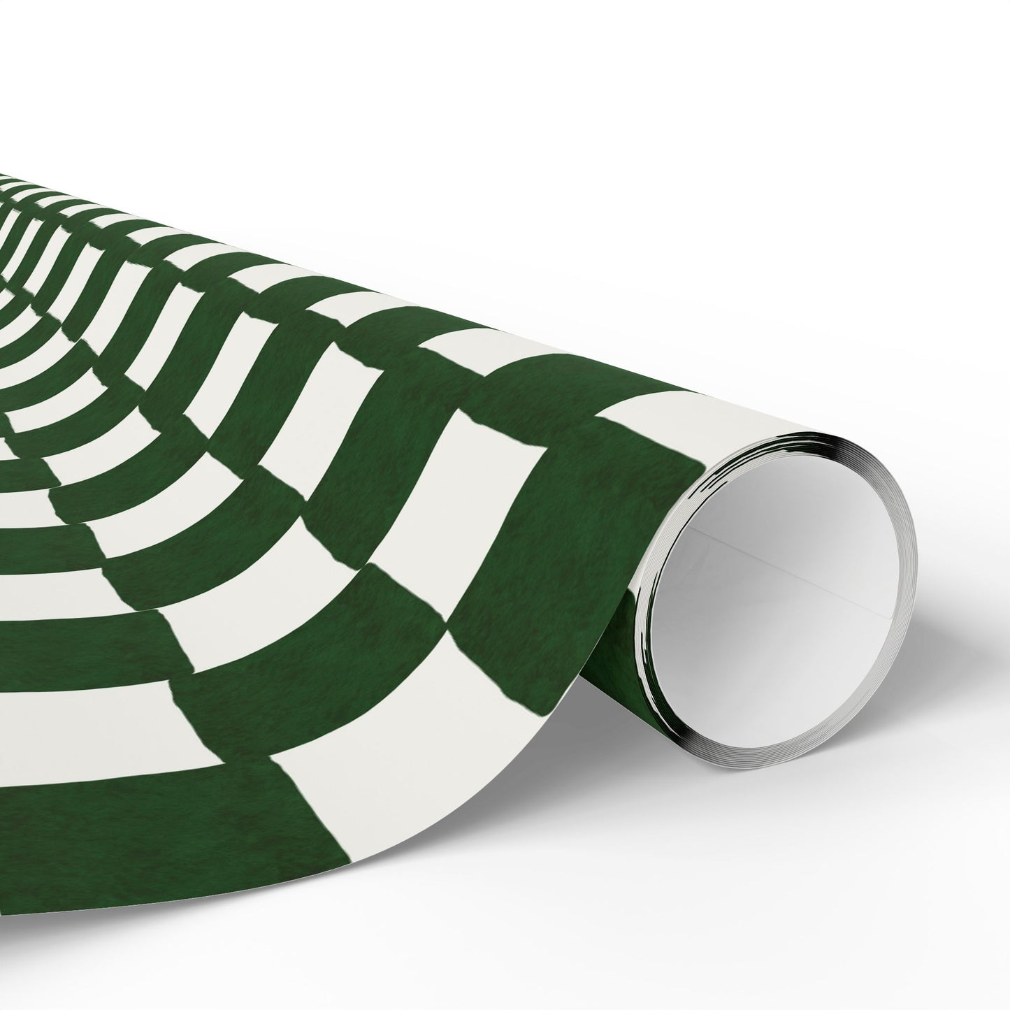 Green Checkered Wrapping Paper Roll
