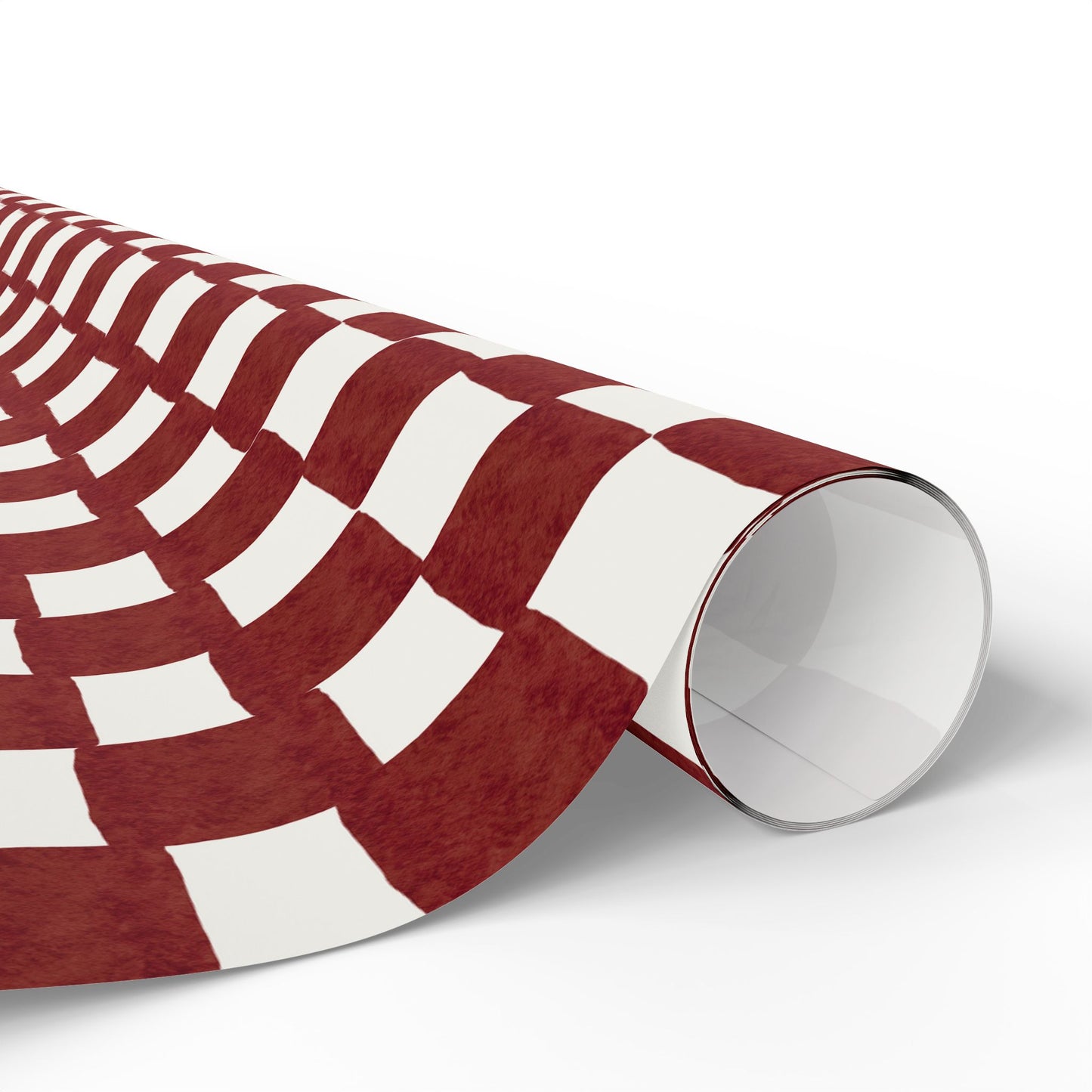 Red Checkered Wrapping Paper Roll
