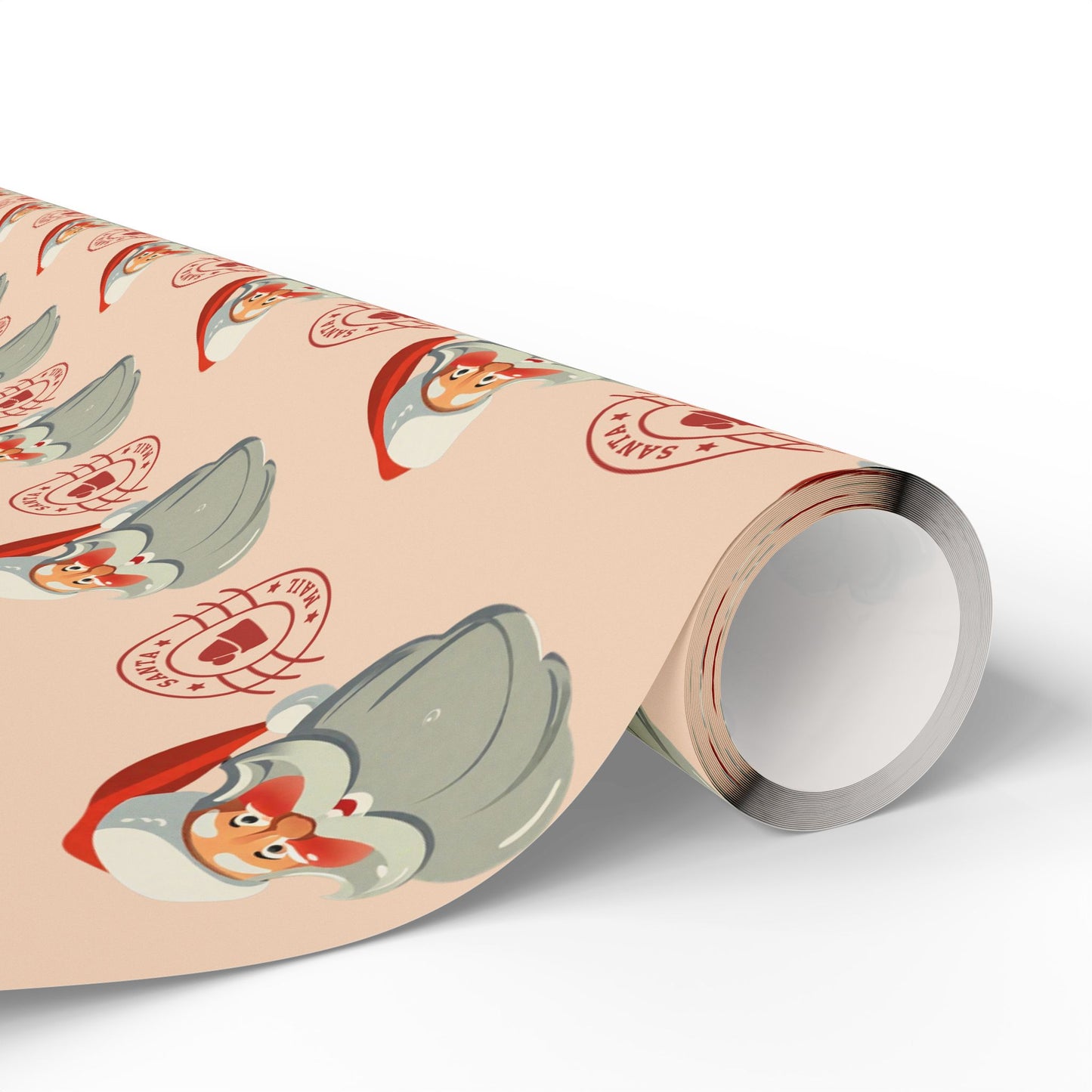 From Santa Christmas wrapping Paper, Vintage Santa Wrapping Paper