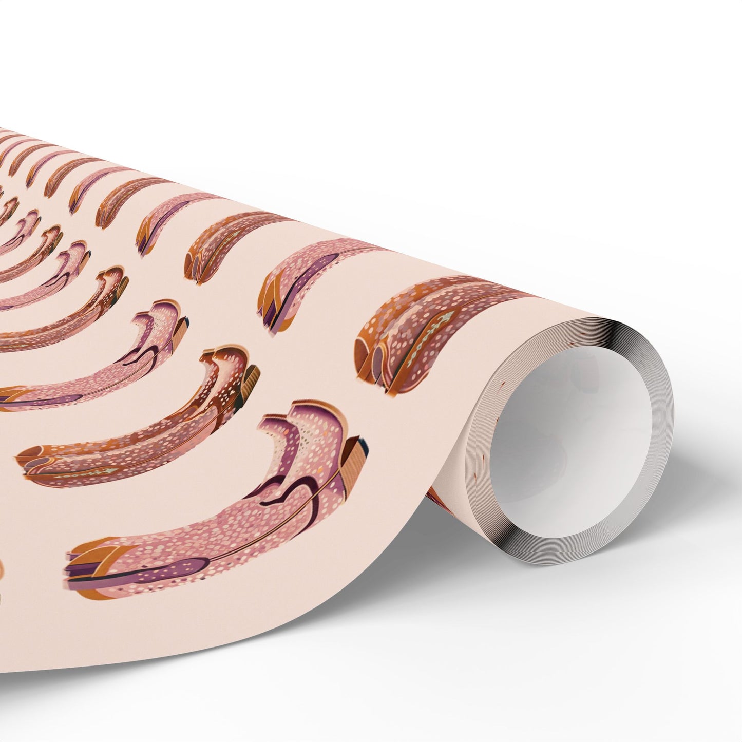 Sand Cowboy Boots Wrapping Paper, Preppy Wrapping Paper Roll