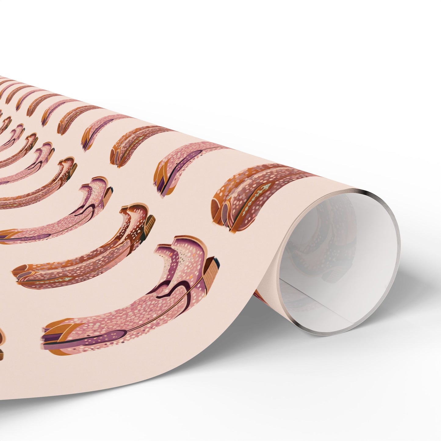Sand Cowboy Boots Wrapping Paper, Preppy Wrapping Paper Roll