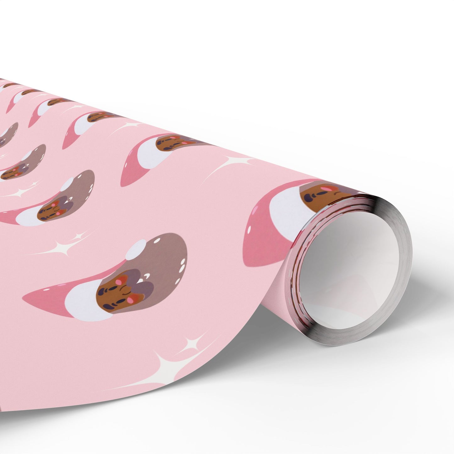 Black Santa Christmas Wrapping Paper